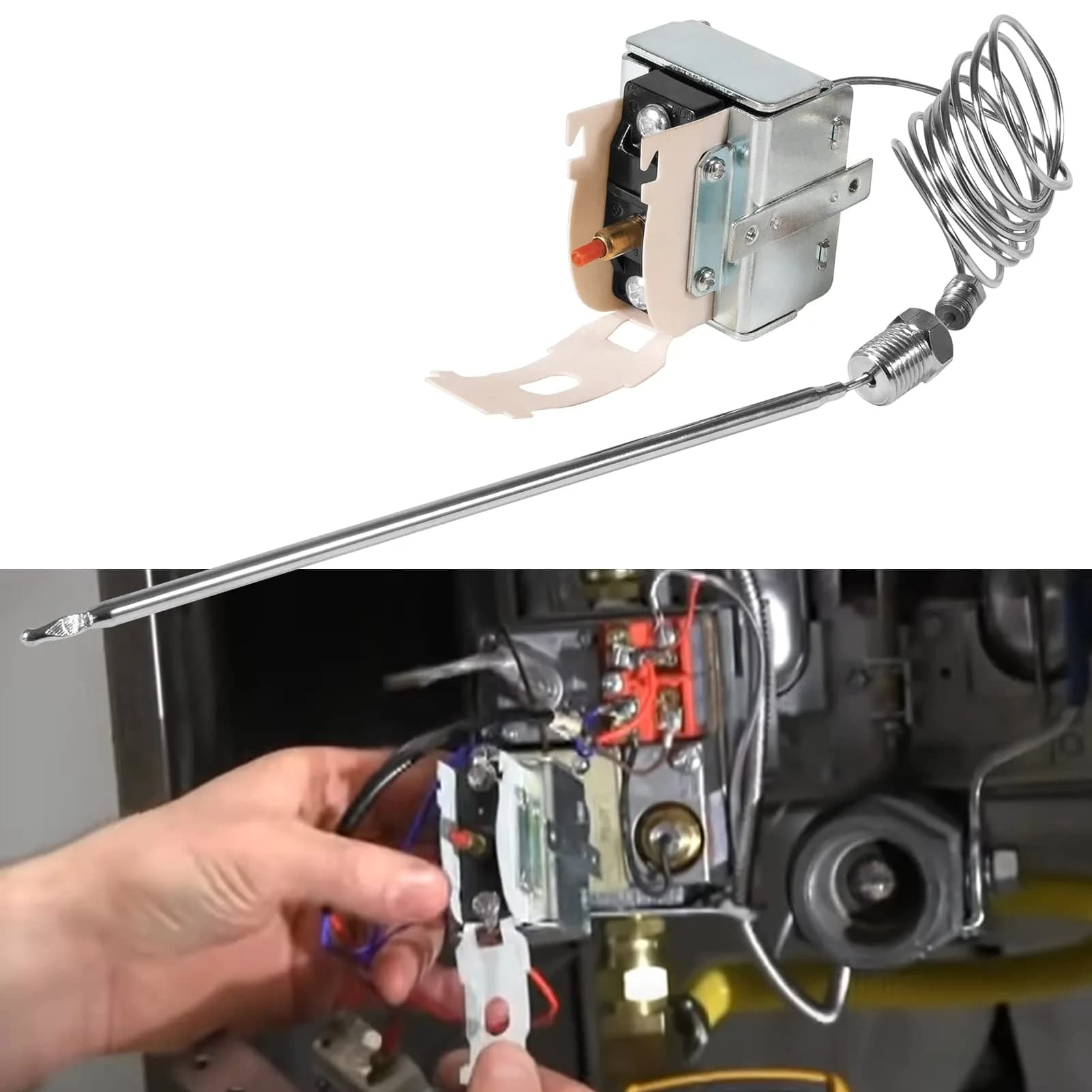 Yoursme PP10084 High Limit Switch for Pitco Fryers | 450°F Safety Cutoff (0.44 lb) - main product image