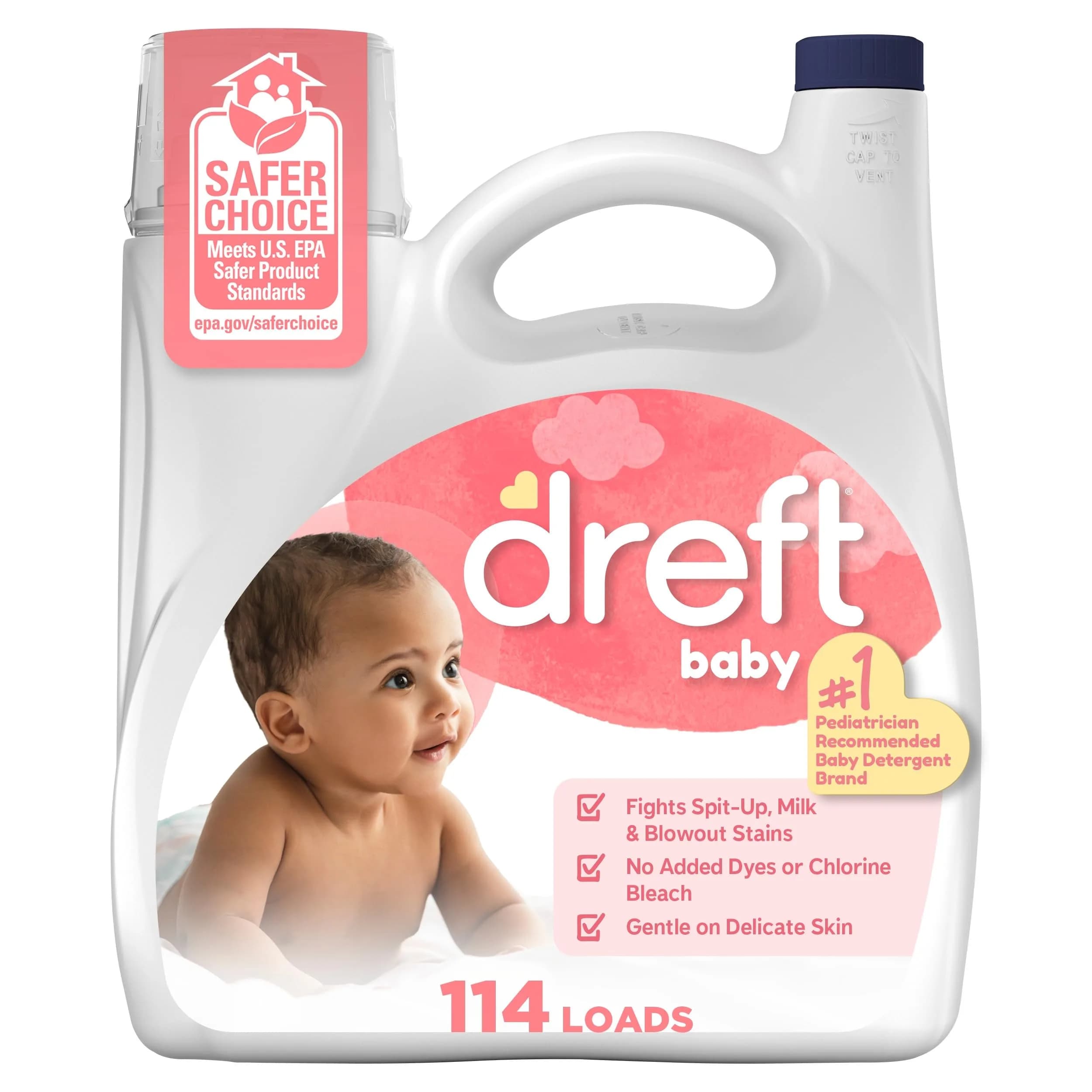 Dreft Baby Liquid Laundry Detergent 4435ml (150 fl oz) | USA Import for Sensitive Skin - main product image