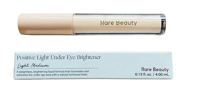 Rare Beauty Light Medium Under Eye Brightener 4ml | All-Skin Paraben-Free Cream for Brightening