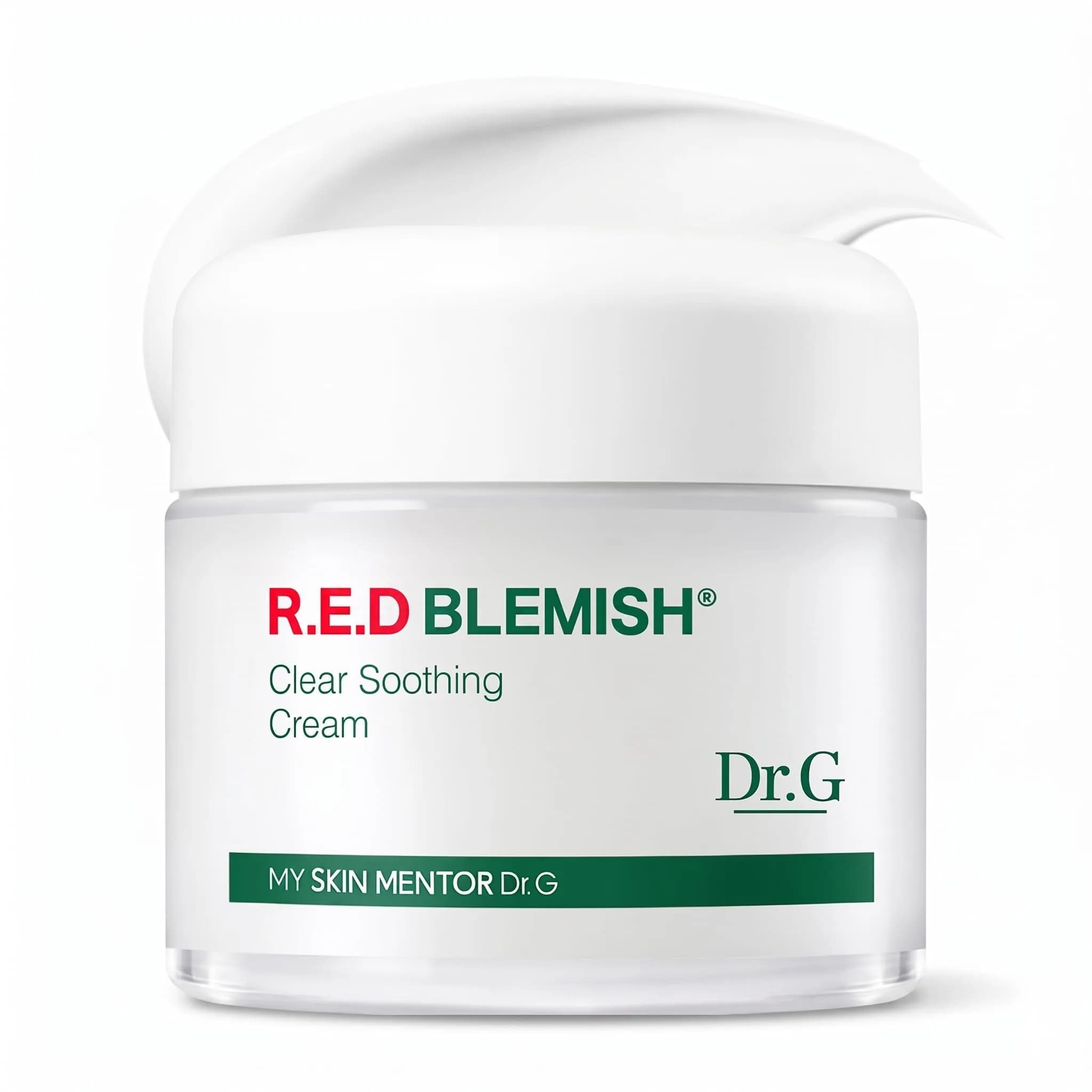 Dr.G R.E.D. Blemish Clear Soothing Face Cream 70ml (2.36 fl oz) | Lightweight Hydration for All Skin Types - main product image