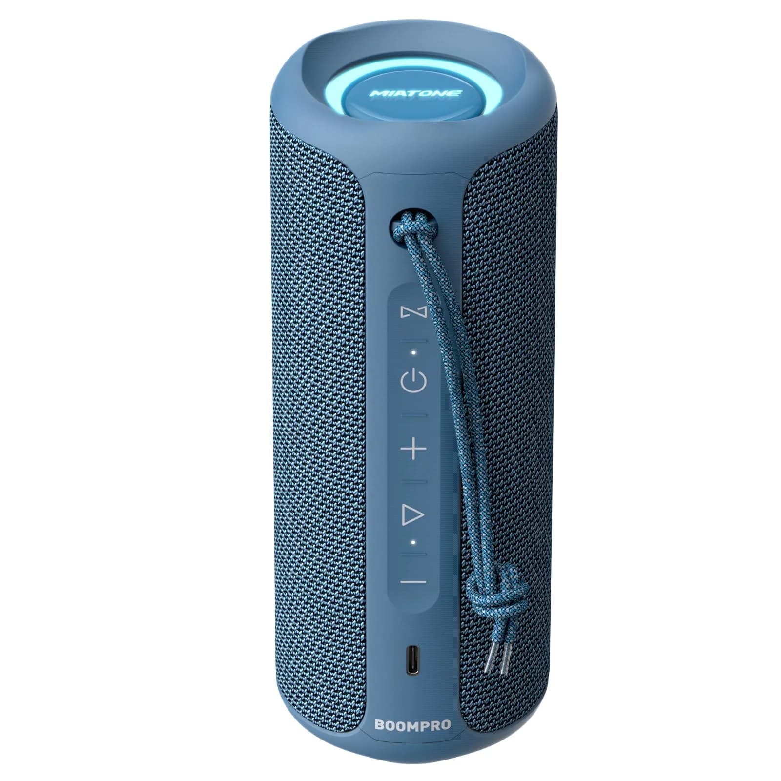 MIATONE 36W Portable Bluetooth Speaker | Stereo Sound, 24H Playtime, IPX7 Waterproof (Blue) - main product image