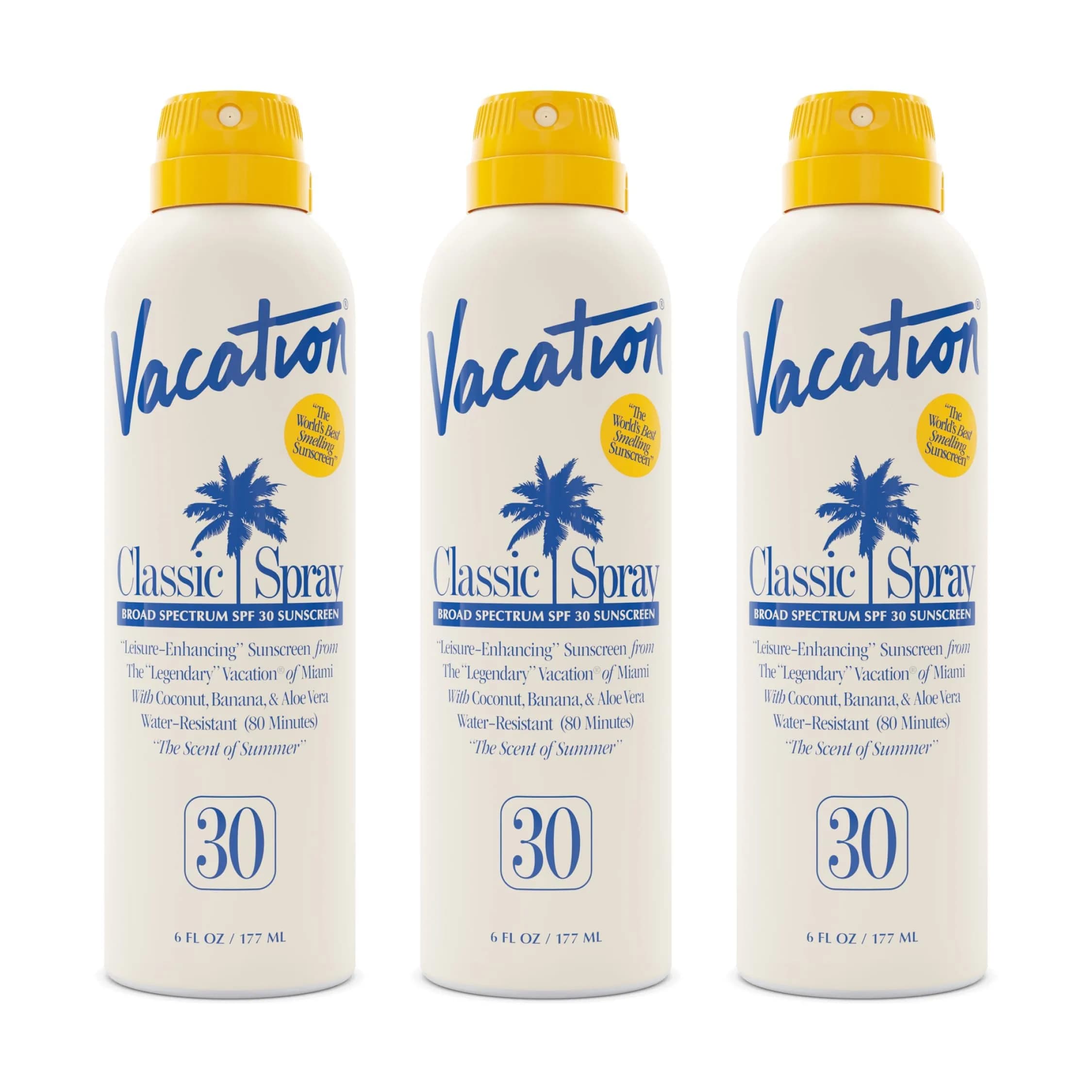 Vacation Classic SPF 30 Sunscreen Spray 540ml (18 Fl Oz) | Broad Spectrum, Water-Resistant 80 Min - main product image