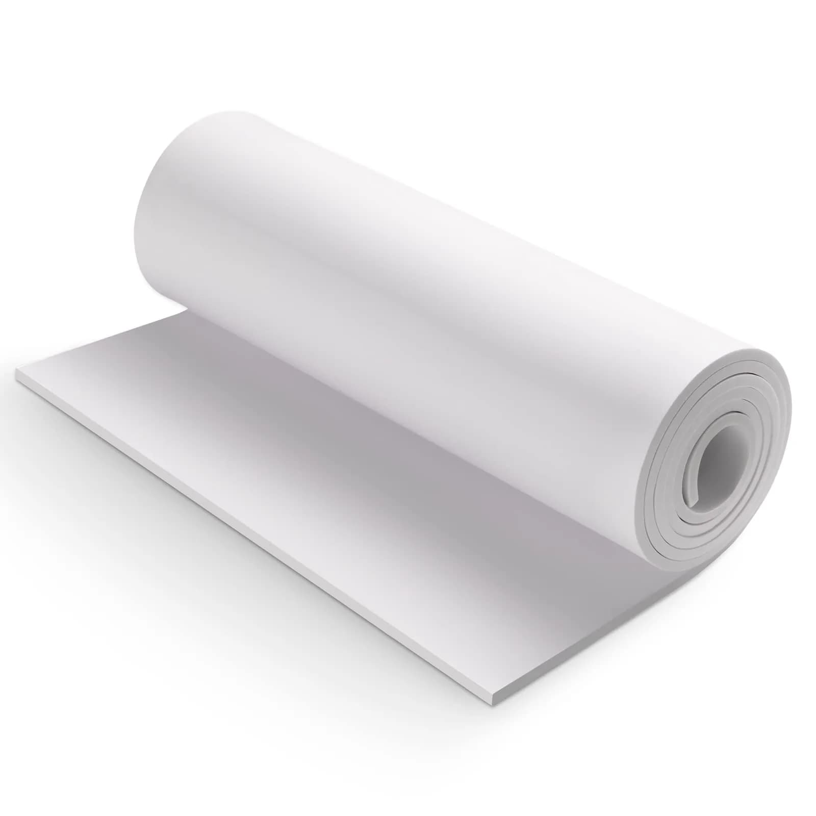 MEARCOOH White EVA Foam Roll 4mm Thick (150cm x 35.5cm) | High Density 86kg/m³ Cosplay Craft Foam - main product image