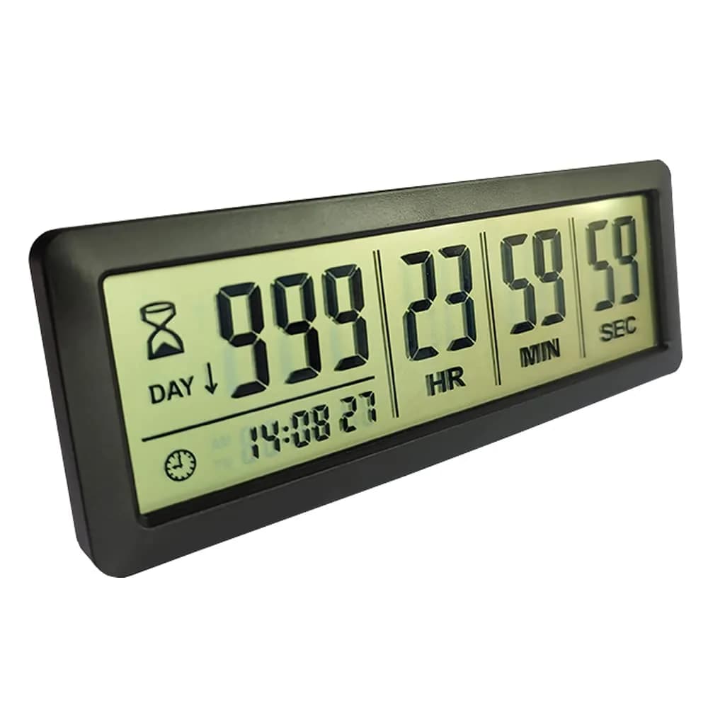 MOSTRUST Digital Dual Kitchen Timer, 3 Channels, Count Up/Down, Large Display, Magnet & Stand, AAA Batteries Included