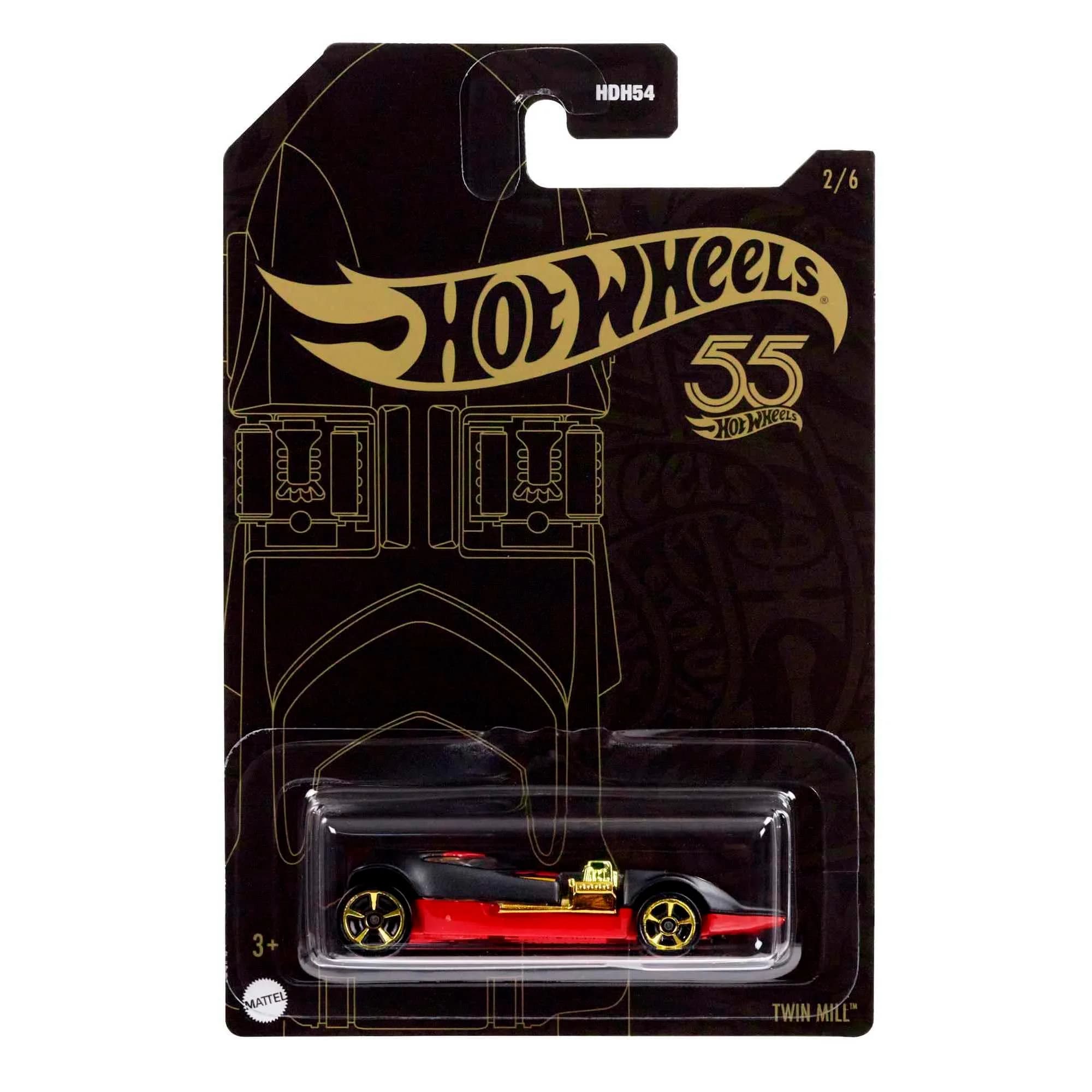 Hot Wheels 55th Anniversary Twin Mill Toy Car | 1:64 Scale Metal Die-Cast - main product image