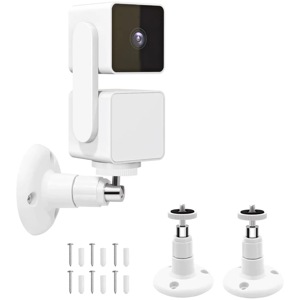 Pefecon Wyze Camera Mount, Wall Mount for Wyze Cam Pan V3 & V4 | Adjustable Indoor/Outdoor Support