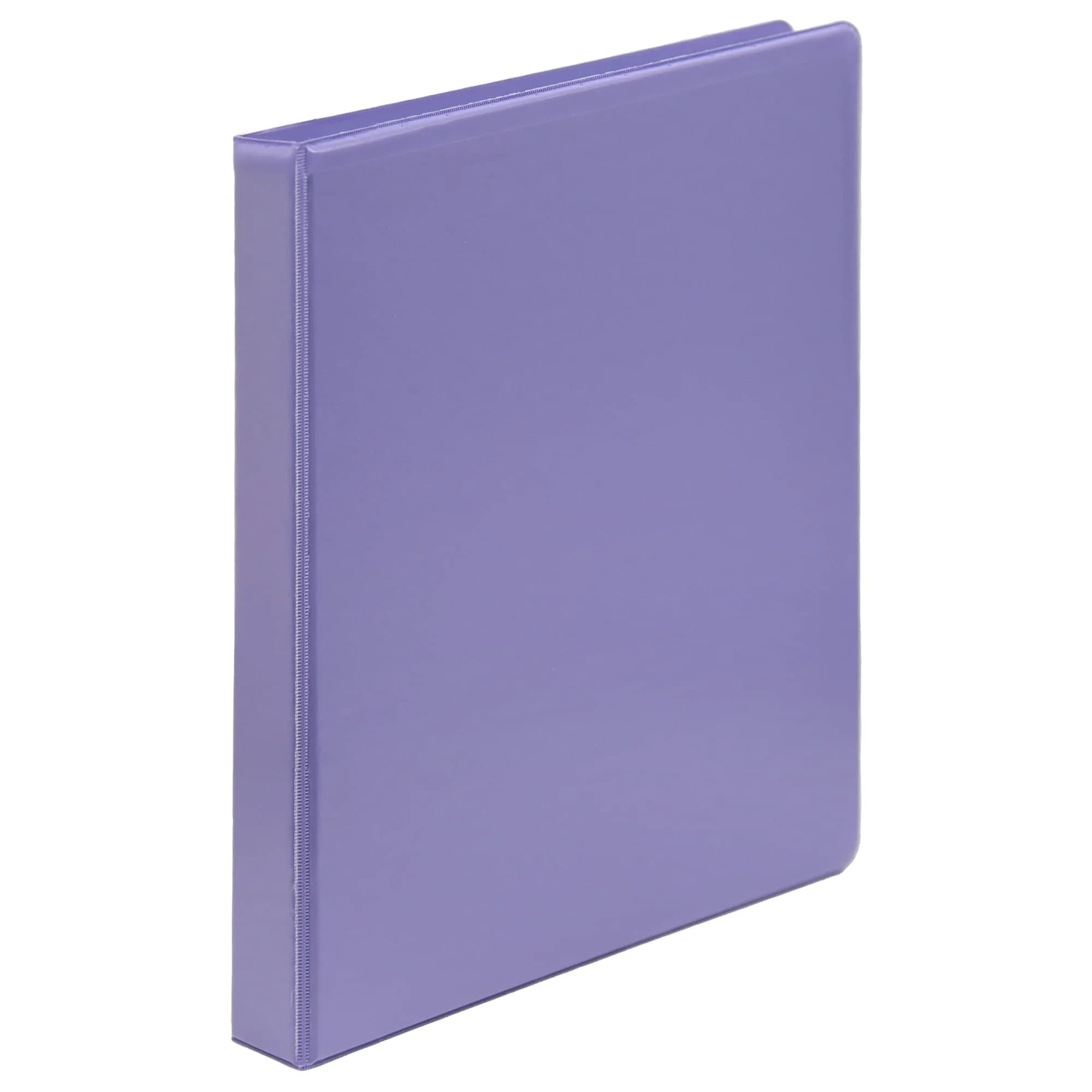 Samsill 2.5cm (1 Inch) 3 Ring Binder with Clear View Cover, Lilac | Recycled Chipboard - main product image