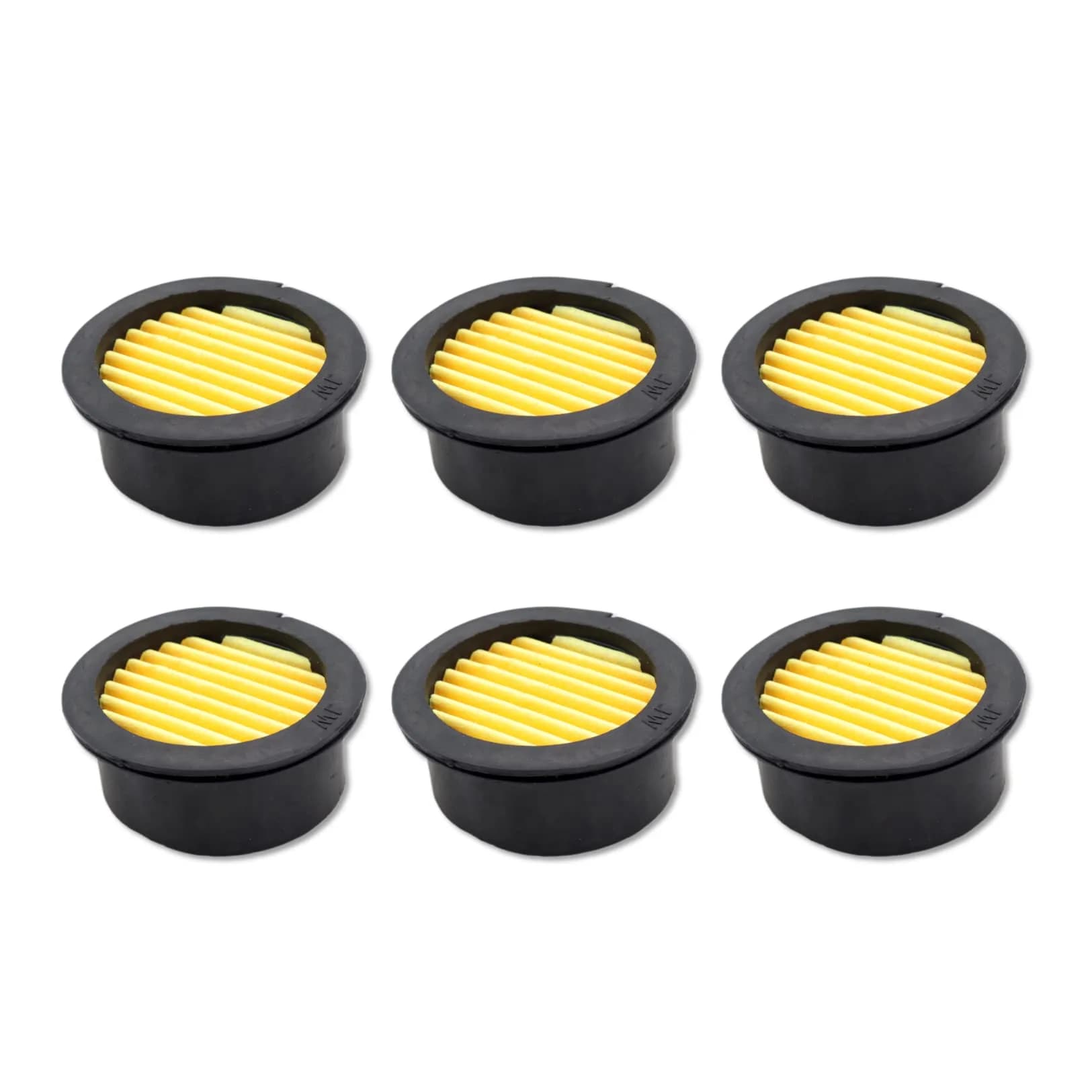 Joyangy 6-Pack Air Compressor Silencer Filter Replacement Elements 59mm x 50mm x 24mm | Universal Fit for Oil-less Compressors - main product image