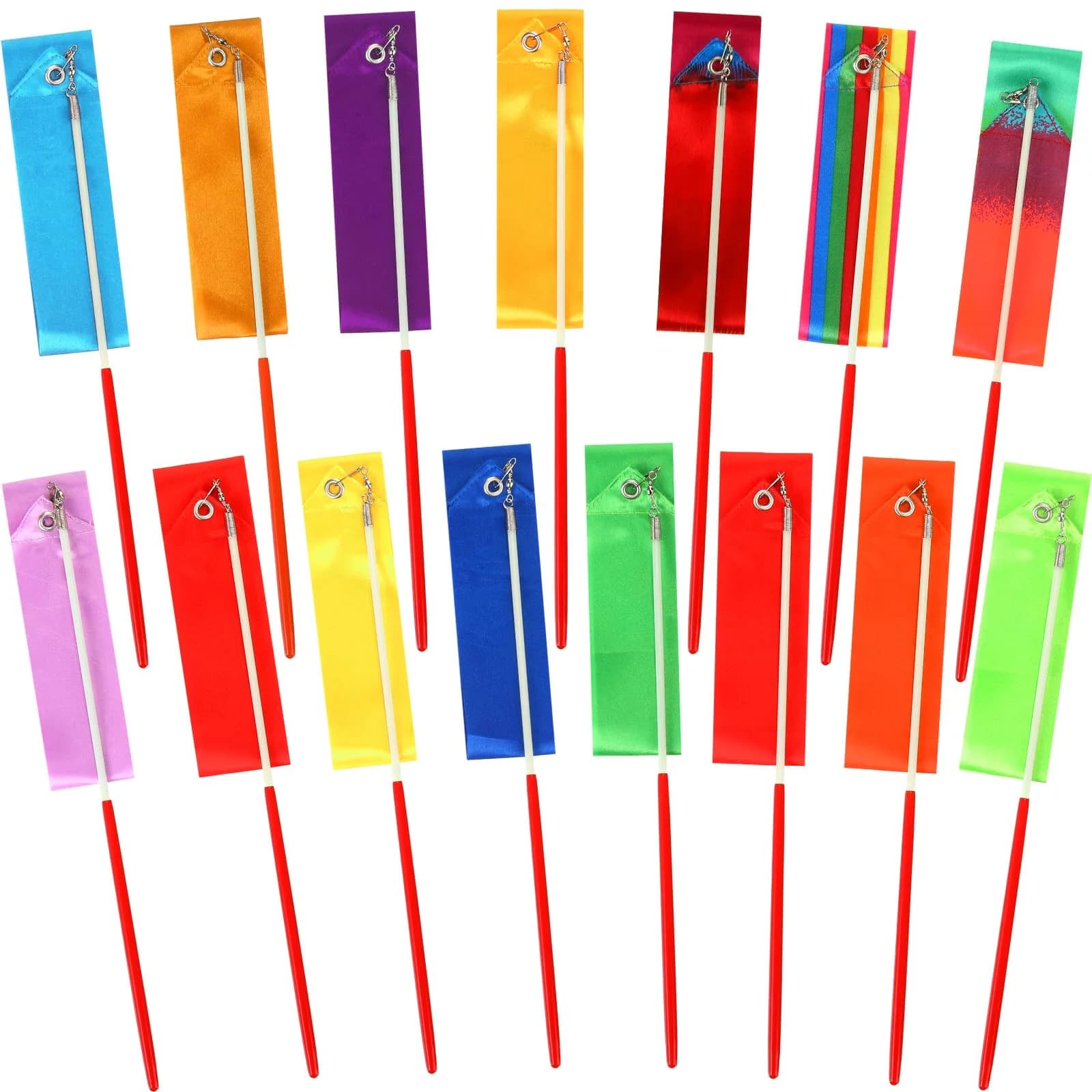 Yilloog Dance Wands 78.7 Inch | Gymnastics Streamers for Artistic Dance & Performance - main product image