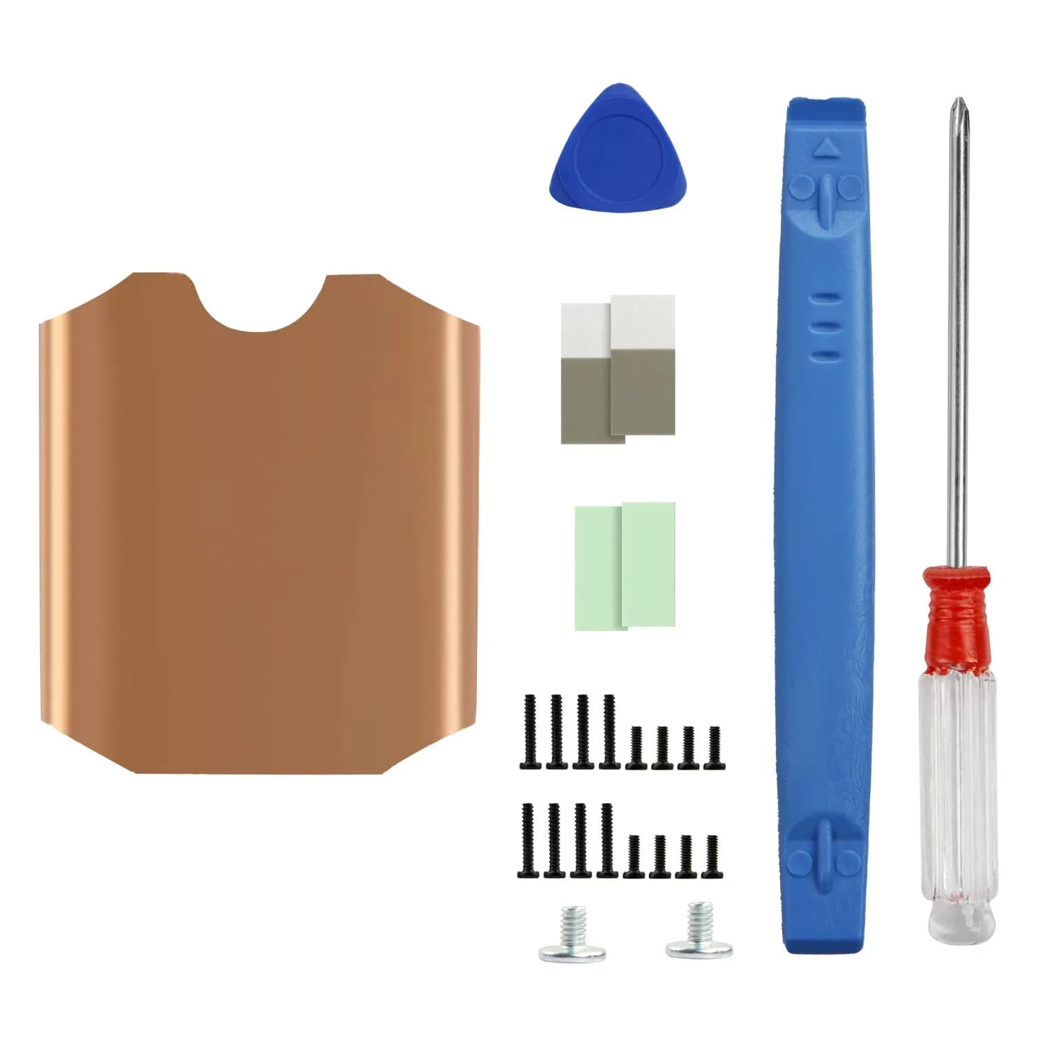 JOYJOM Copper Heatsink for Steam Deck 2230 NVME SSD | Includes Tools & Thermal Pads - main product image
