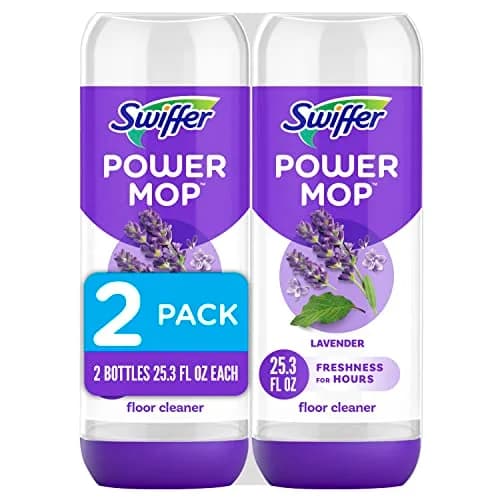 Swiffer PowerMop Floor Cleaner Refill Solution Lavender Scent 1.5L (50.7 Fl Oz) | All-Purpose Multi-Surface Cleaner for Tile, Vinyl, Laminate, Wood - main product image