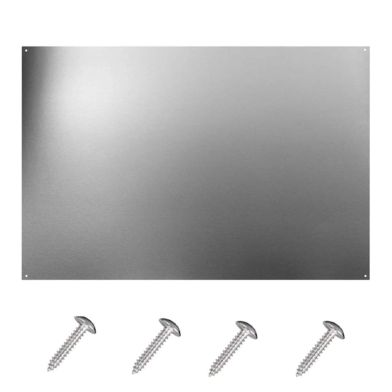Stainless Steel Backsplash for Kitchen Stove & Range Hood, 30x24-inch, Splatter Guard, Easy Installation - main product image