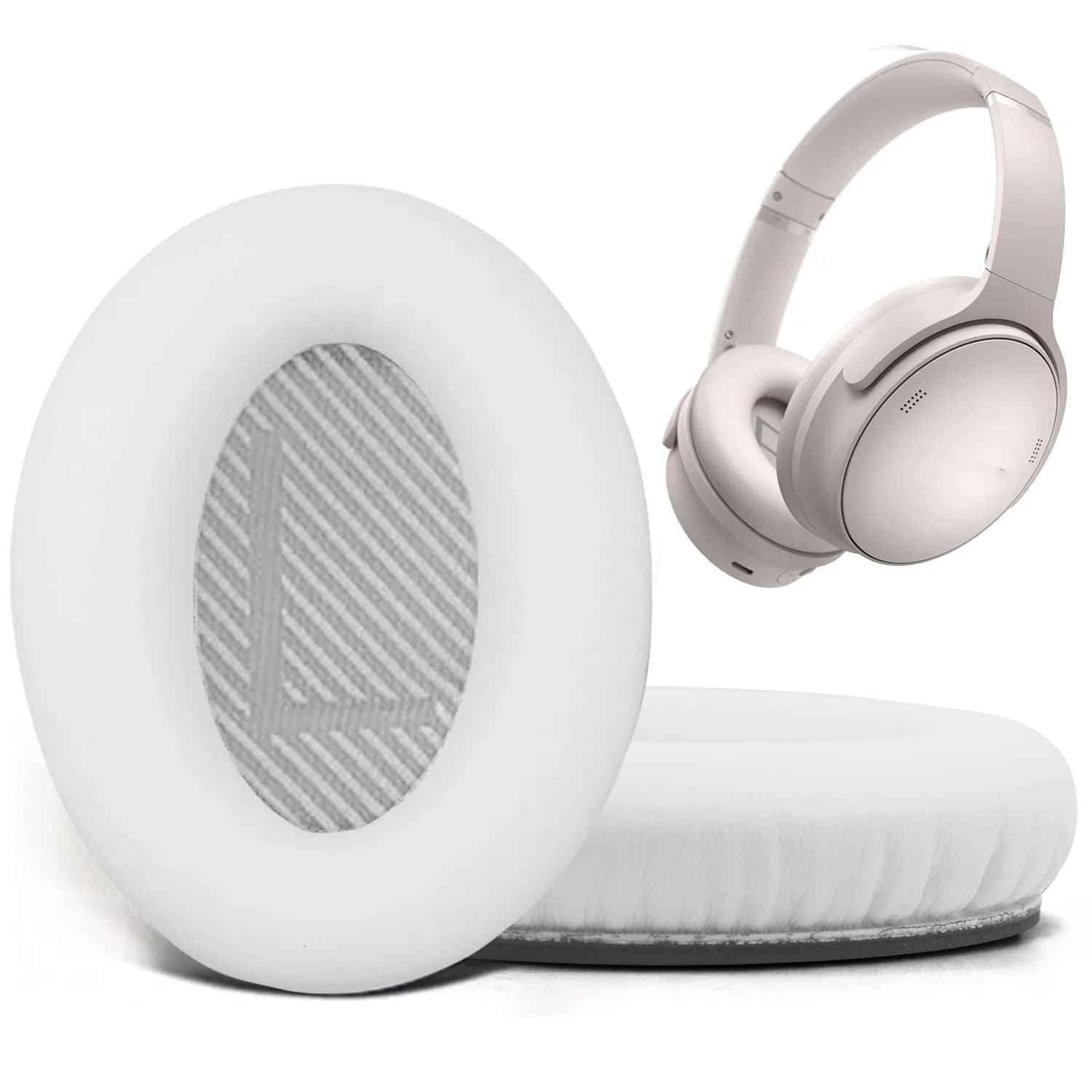 Niukeke Replacement Ear Pads for Bose QC 35 II 15 25 | Soft Leather, Memory Cotton, Noise Isolation