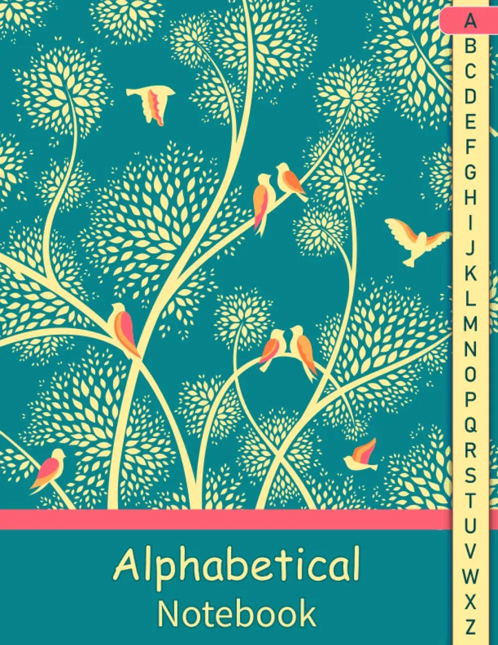 Alphabetical Notebook A4 Size 105 Pages | Lined Journal Organizer with A-Z Sections - main product image