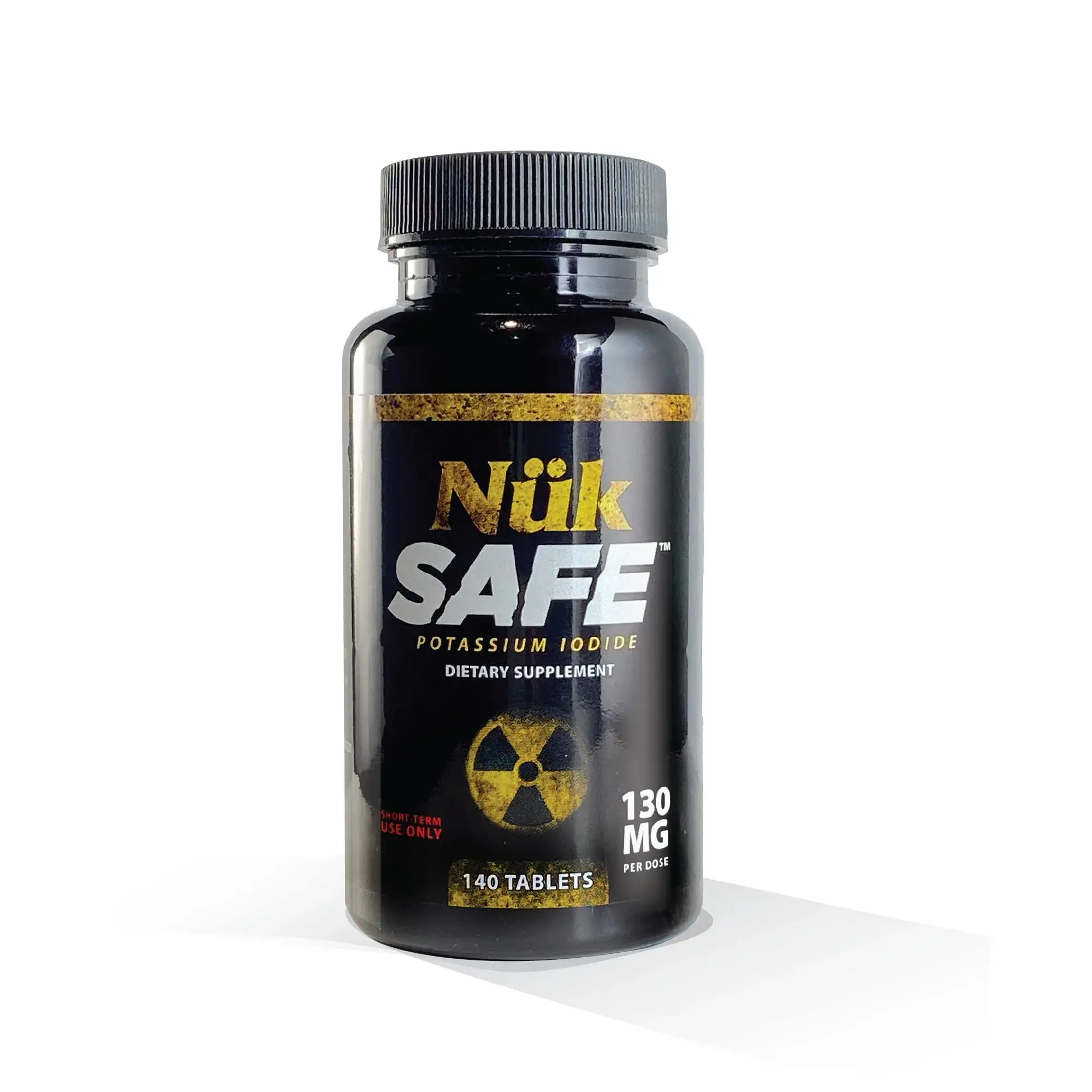 BLUE-EMU Nuk Safe Potassium Iodide 140 Tablets | USP Grade Emergency Iodine Supplement