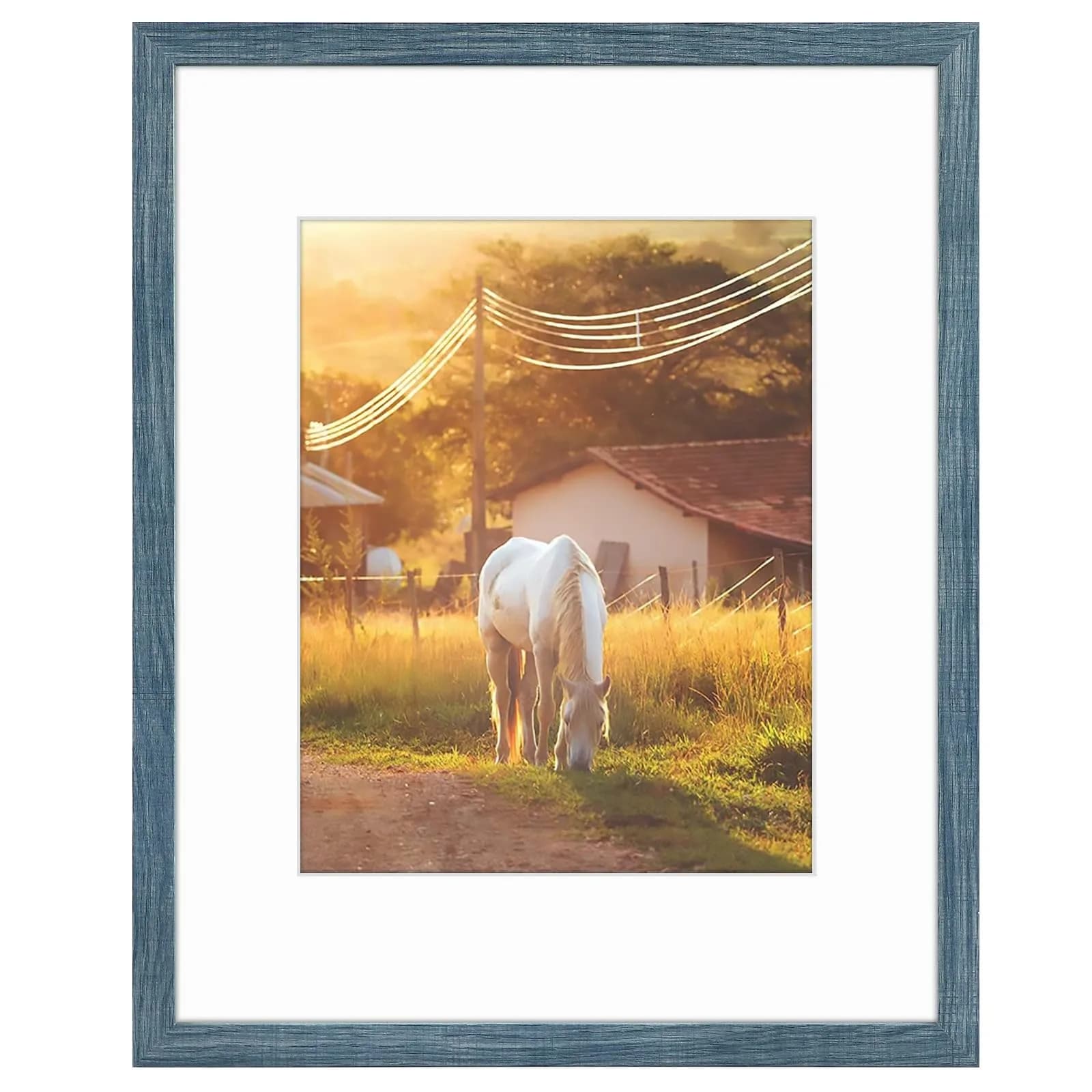AUEAR 16x20 Picture Frame with Real Glass | Fits 11x14 & 16x20 Photos, Wall & Tabletop Display - main product image
