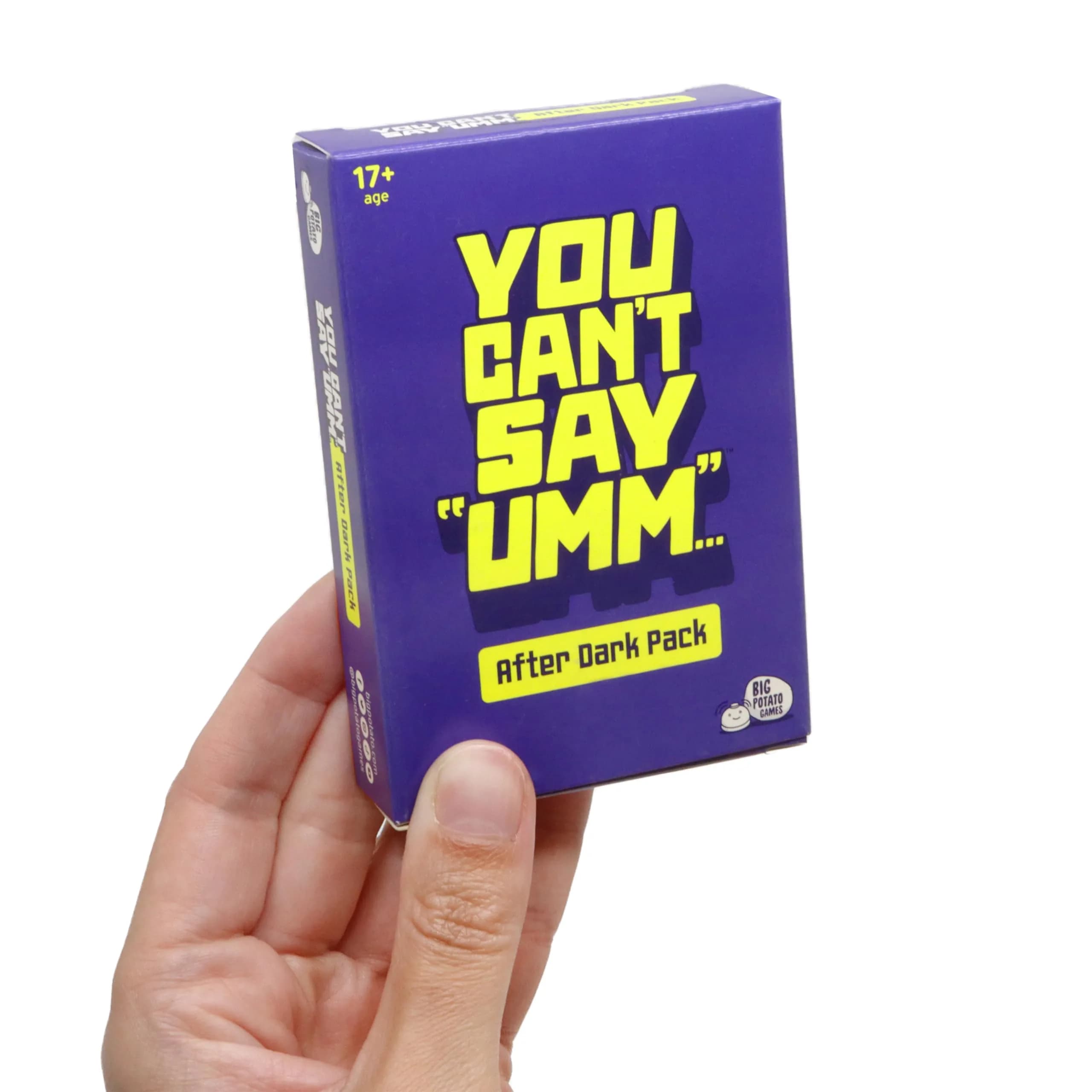 Big Potato You Can't Say UMM After Dark Pack - Adult Content Expansion Pack | Hilarious Adult Party Game