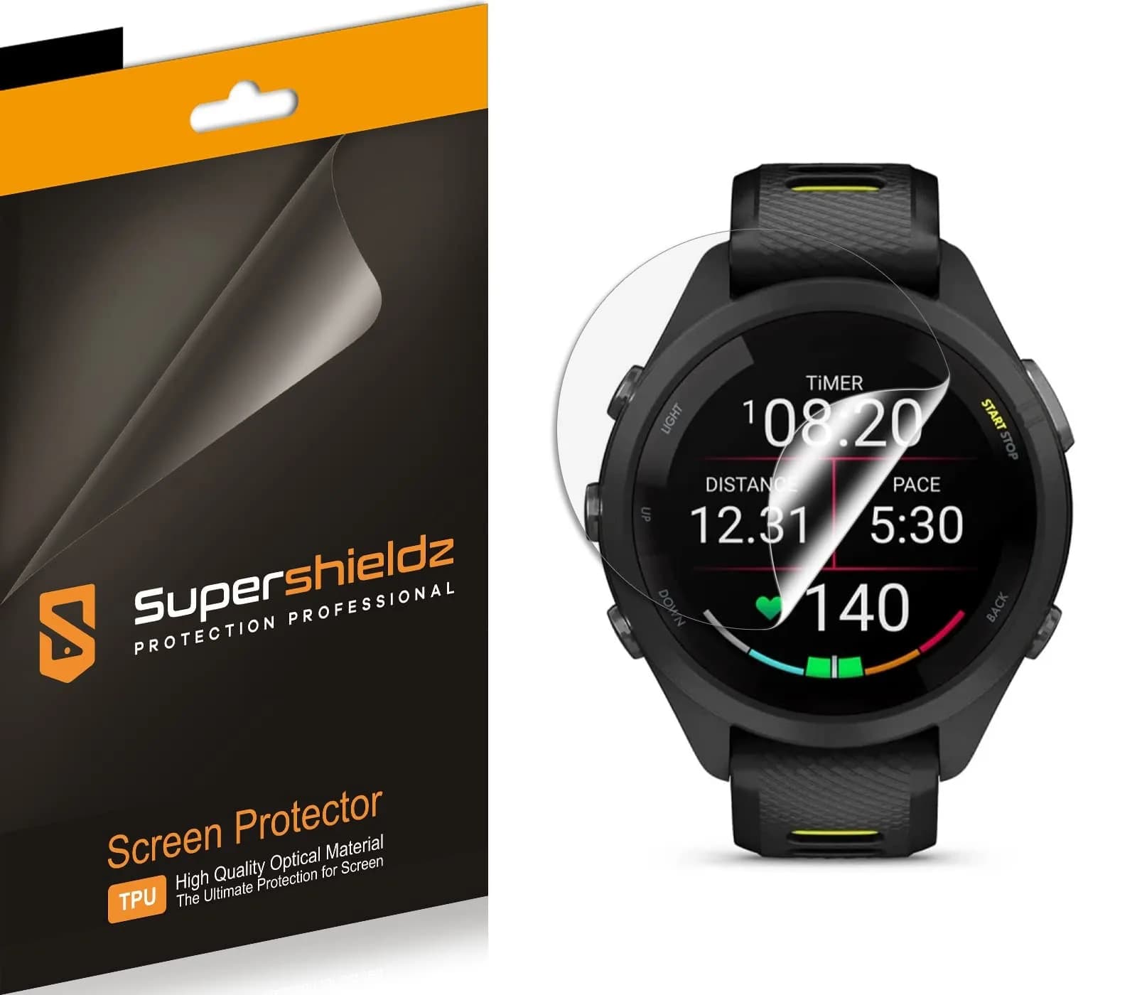 Supershieldz Screen Protector for Garmin Forerunner 265s | 0.12mm High Definition TPU Shield - main product image