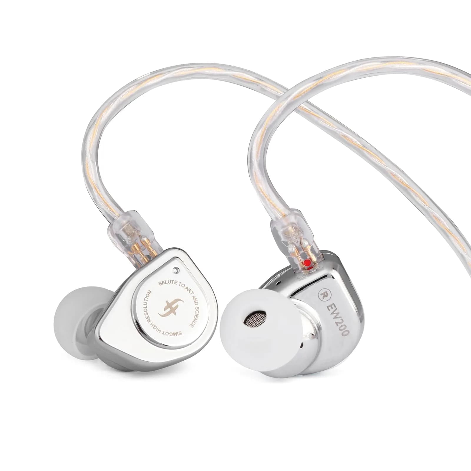 SIMGOT EW200 In Ear Earphones 10mm SCP Diaphragm | Dual Magnetic & Dual Cavity Design