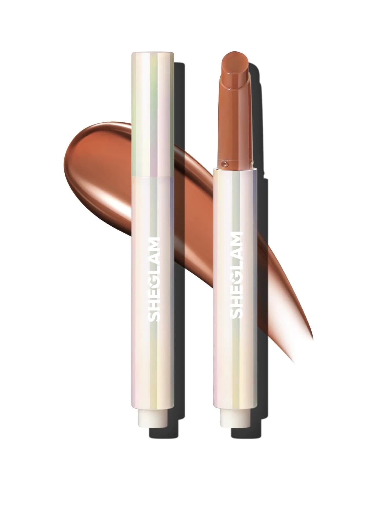 SHEGLAM PoutPerfect Moisturizing Solid Lip Gloss Lipstick - Mahogany Magic | Plumping Shine for Juicy Lips - main product image