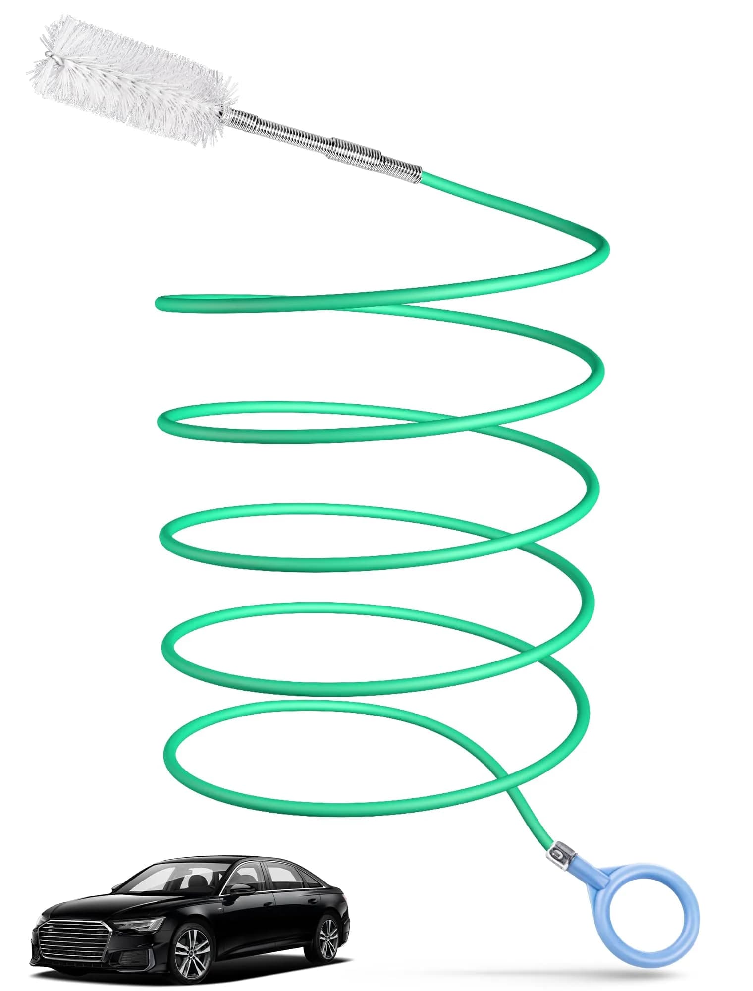 SARDVISA 78-Inch Flexible Sunroof Drain Cleaning Brush | Cleans Narrow Pipes & Curved Tubing - main product image