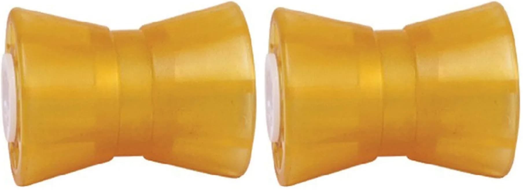 Tie Down 5" PVC Guided Keel Roller | Salt-Resistant Boat Trailer Guide (Pack of 2, 1 Count)