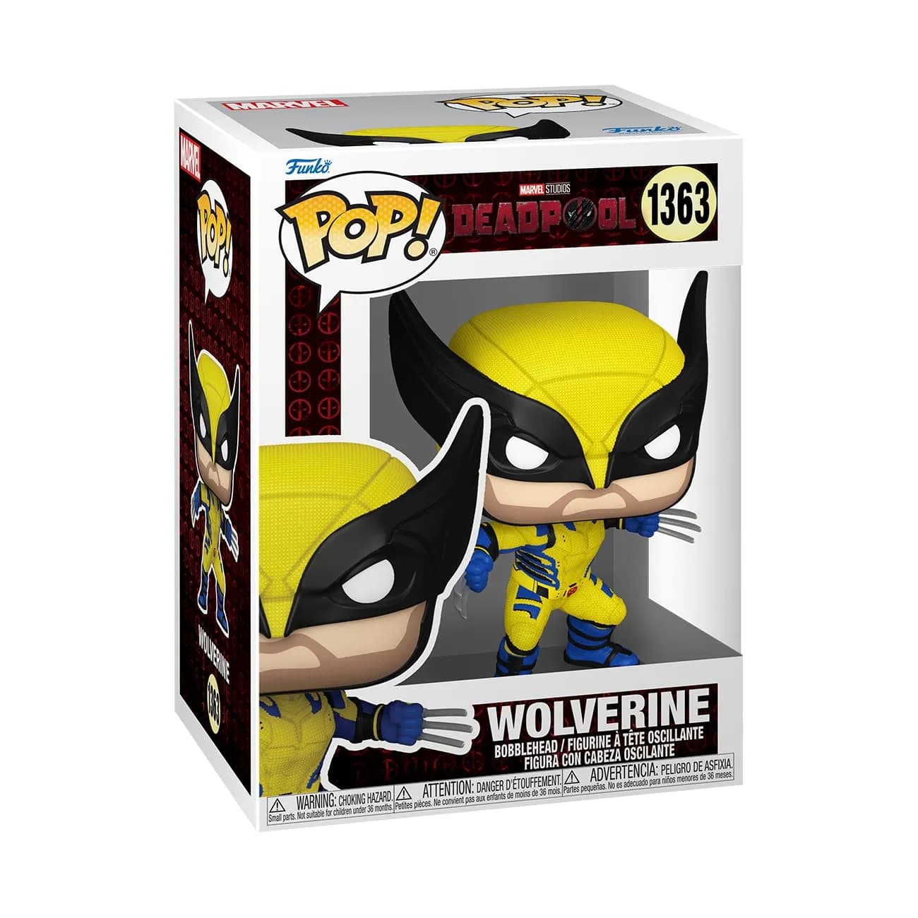 Funko POP! Marvel: Deadpool & Wolverine - Wolverine Vinyl Bobblehead 3.9 inches | Collectible Marvel Figurine for Fans - main product image