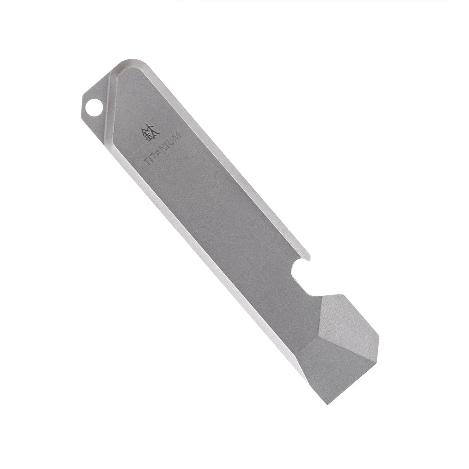 BANG TI Titanium EDC Pry Bar with Bottle Opener Function Portable Multi Tool 9.2 cm (3.62 inches) | Lightweight Corrosion-Resistant Pocket Companion