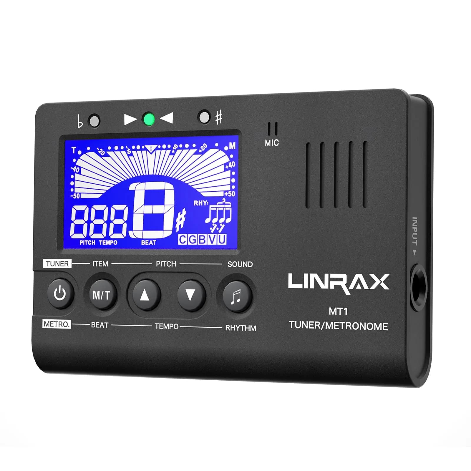 LINRAX MT1 Metronome Tuner Tone Generator | 3-in-1 Portable Music Practice Tool - main product image