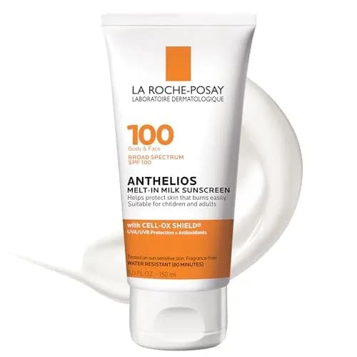 La Roche-Posay Anthelios Melt-In Milk Sunscreen SPF 100, 5 Fl Oz | Broad Spectrum Face & Body Sunscreen for Sun Sensitive Skin - main product image