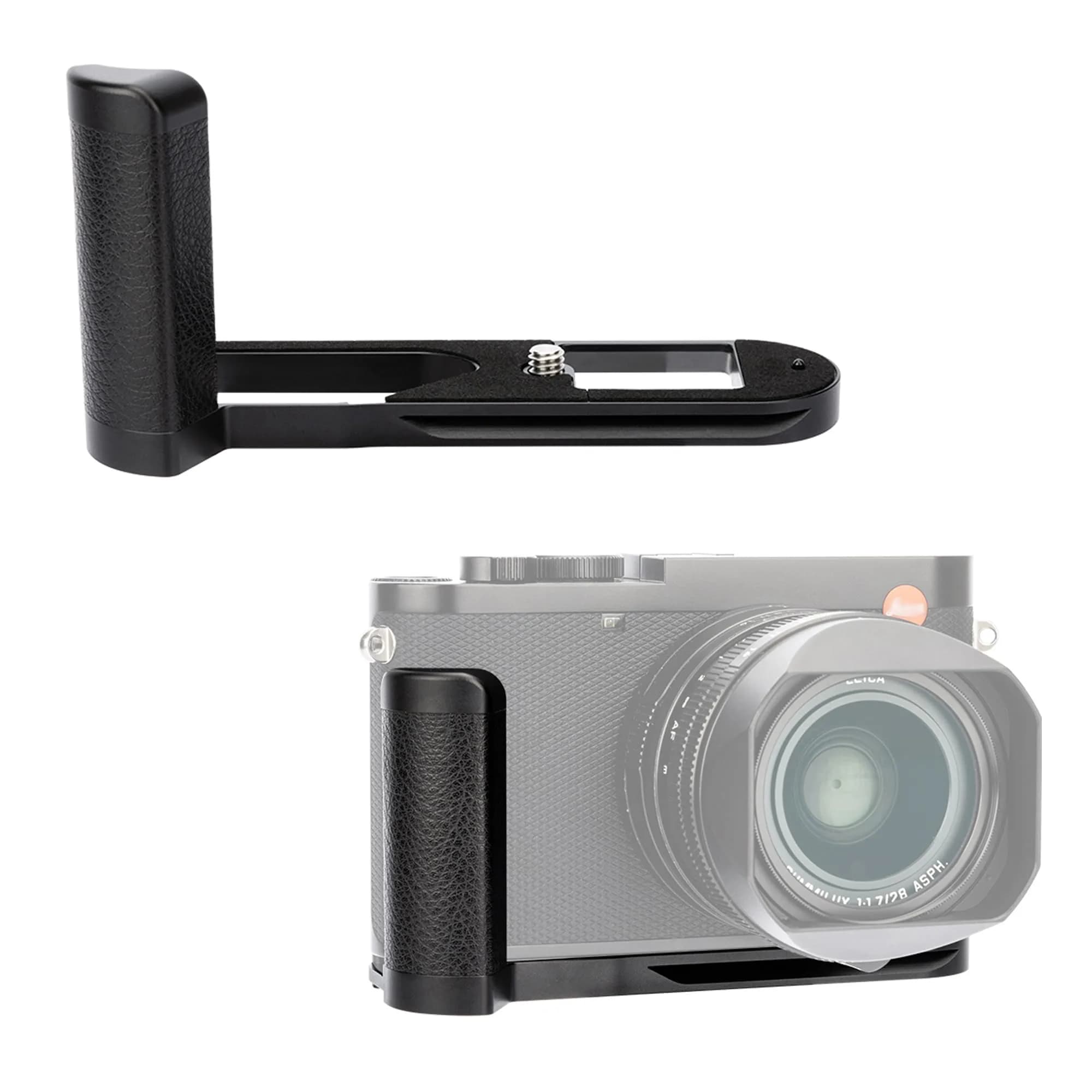 JJC Metal Hand Grip Handgrip L Bracket for Leica Q3/Q3 43 Cameras | Comfortable, Secure Hold - main product image