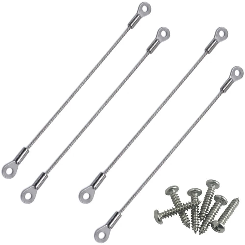 Zangboer Cabinet Door Restraint, Stainless Steel, 8 Inch | Limit Opening Angle & Protect Furniture
