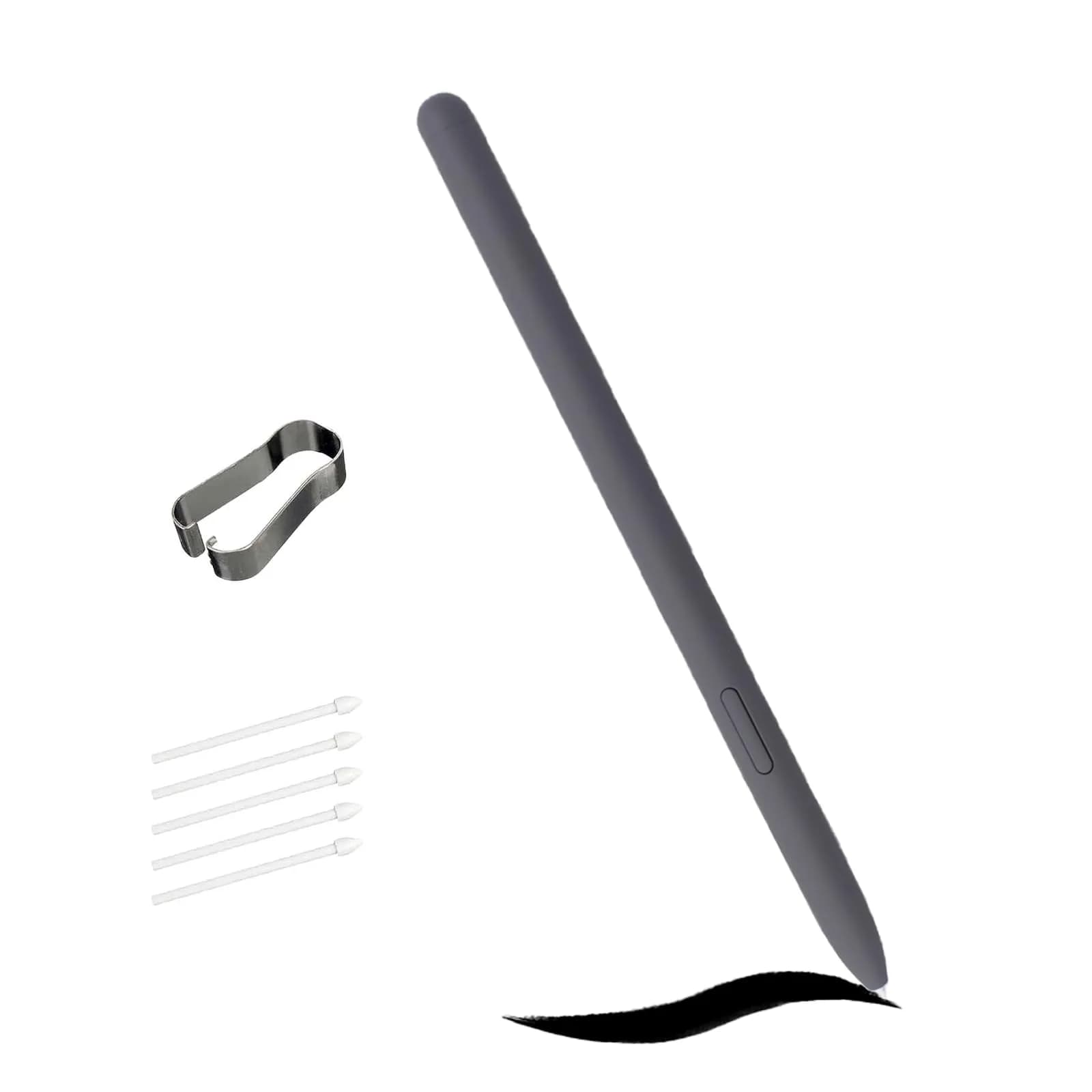 Dogxiong Grey Stylus Pen for Samsung Galaxy Tab S9 FE | 4096 Pressure Sensitivity + 5 Tips - main product image