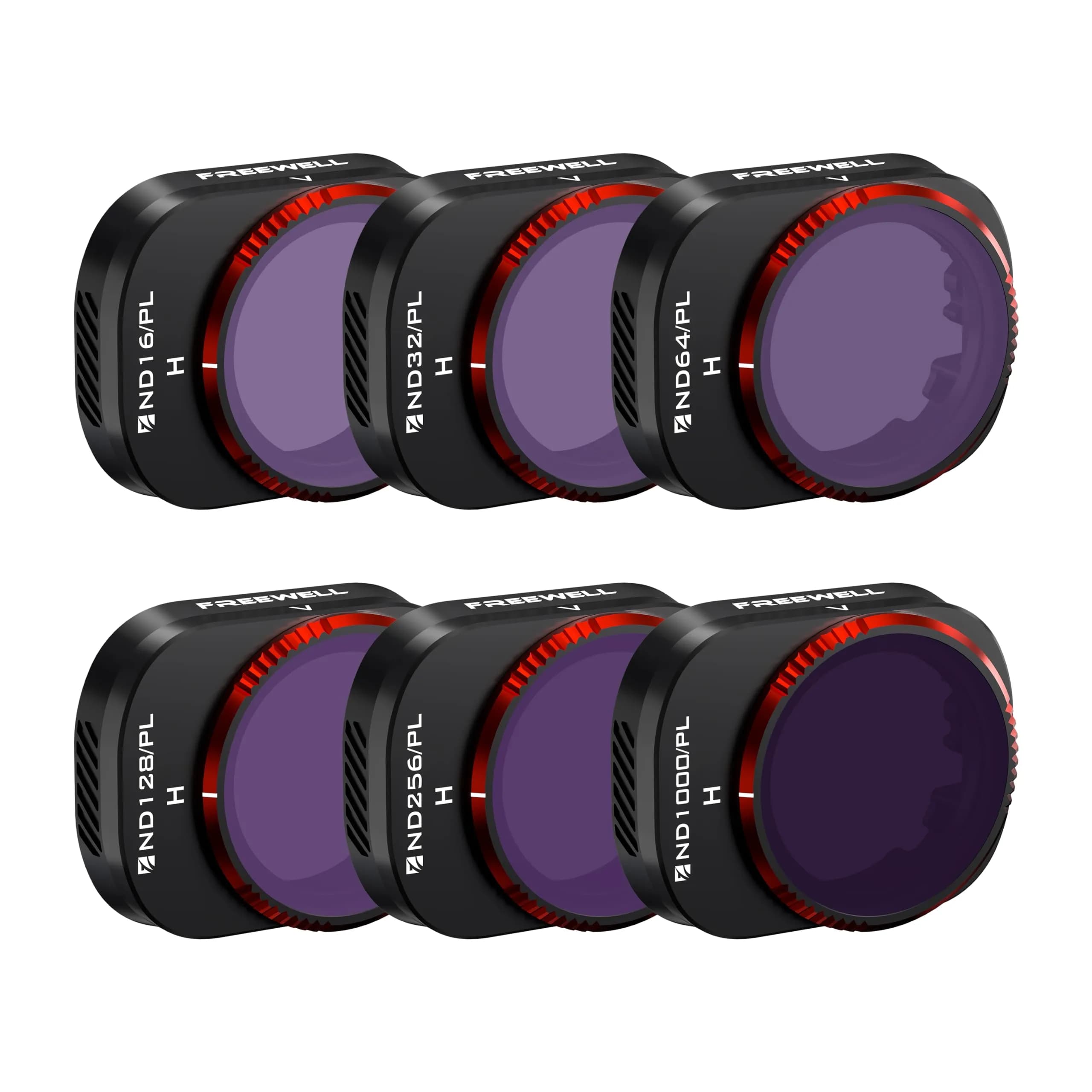 FREEWELL Bright Day 6-Pack Hybrid ND/PL Filters for DJI Mini 4 Pro | 4-10 Stop Light Reduction - main product image