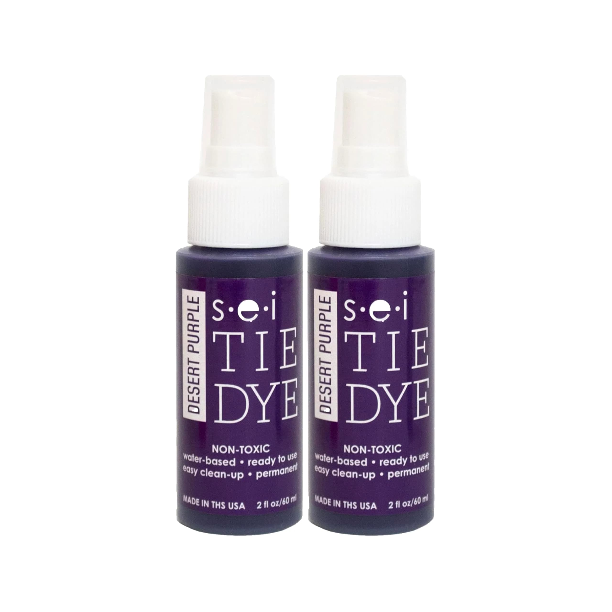 S·E·I Desert Purple Tie Dye Spray Bottle 2oz (59ml) | Permanent Fabric Dye for Clothing & Crafts - main product image