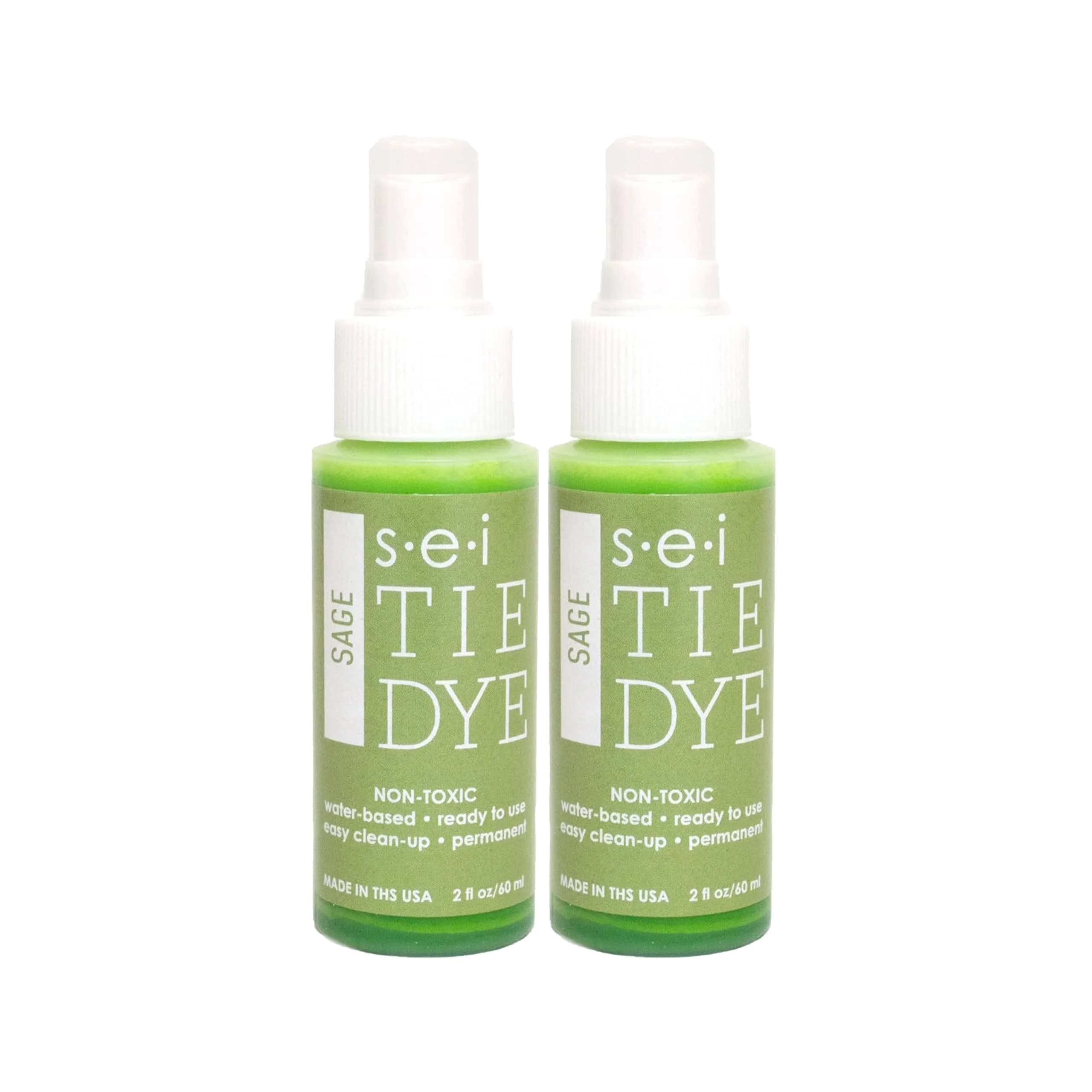 S·E·I Sage Tie Dye Spray Bottle 2oz (59ml) | Permanent Clothing Dye for DIY Projects - main product image