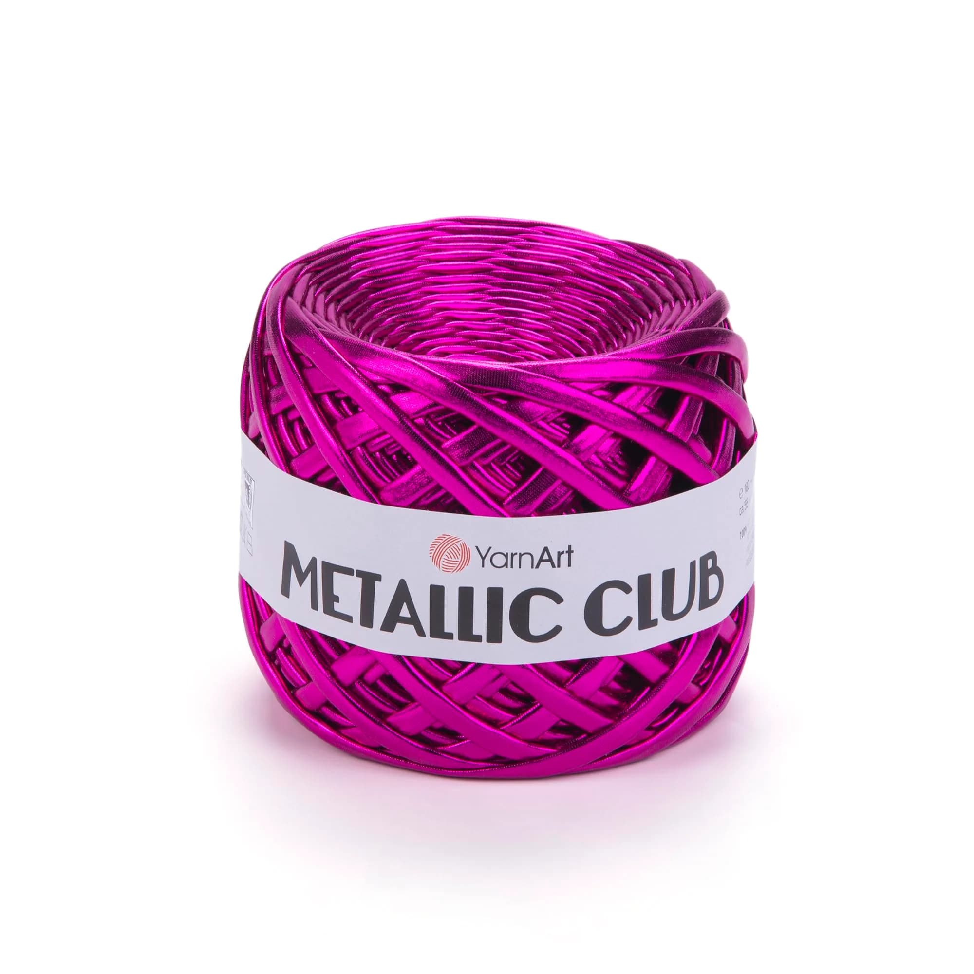 YarnArt Metallic Club Yarn Super Bulky 180g | Shiny Polyester for Crochet & Rugs