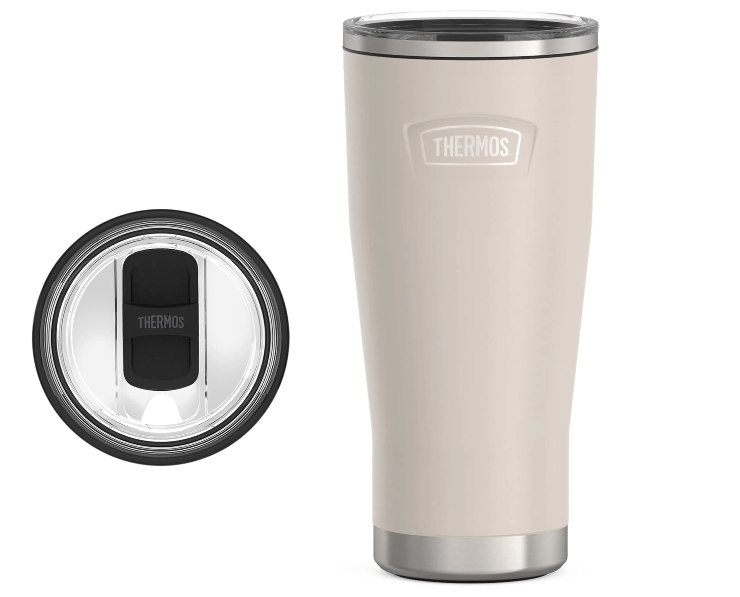 THERMOS Icon Series 24oz Stainless Steel Tumbler with Slide Lock Lid | 710ml (24 fl oz) Keeps Drinks Hot 6 Hrs/Cold 22 Hrs - main product image