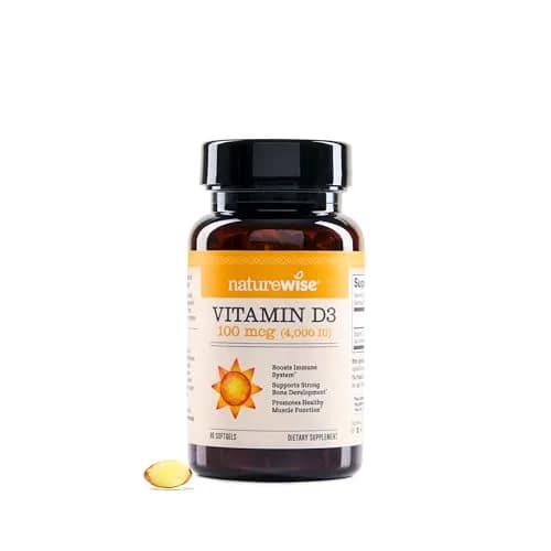 NatureWise Vitamin D3 4000iu Mini Softgels (90 Count) | Immune Support & Bone Health - main product image