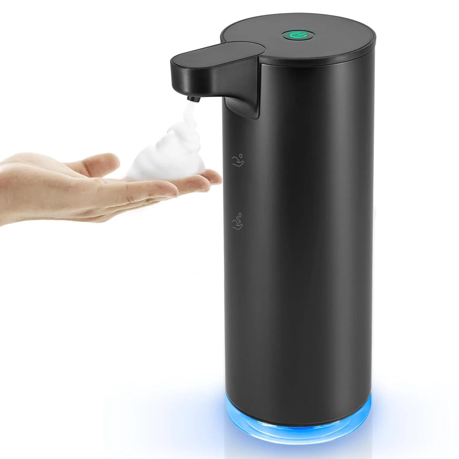 HOTBABY Automatic Hand Soap Dispenser Touchless Stainless Steel | Foaming, Rechargeable, Waterproof - main product image