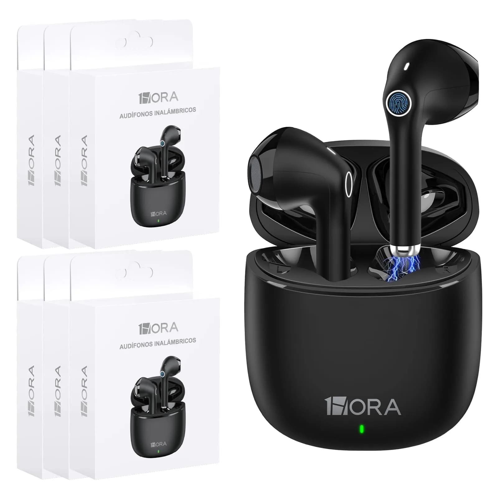 1 Hora Bluetooth 5.3 Wireless Earbuds with Charging Case | 22 Hours Playtime - main product image