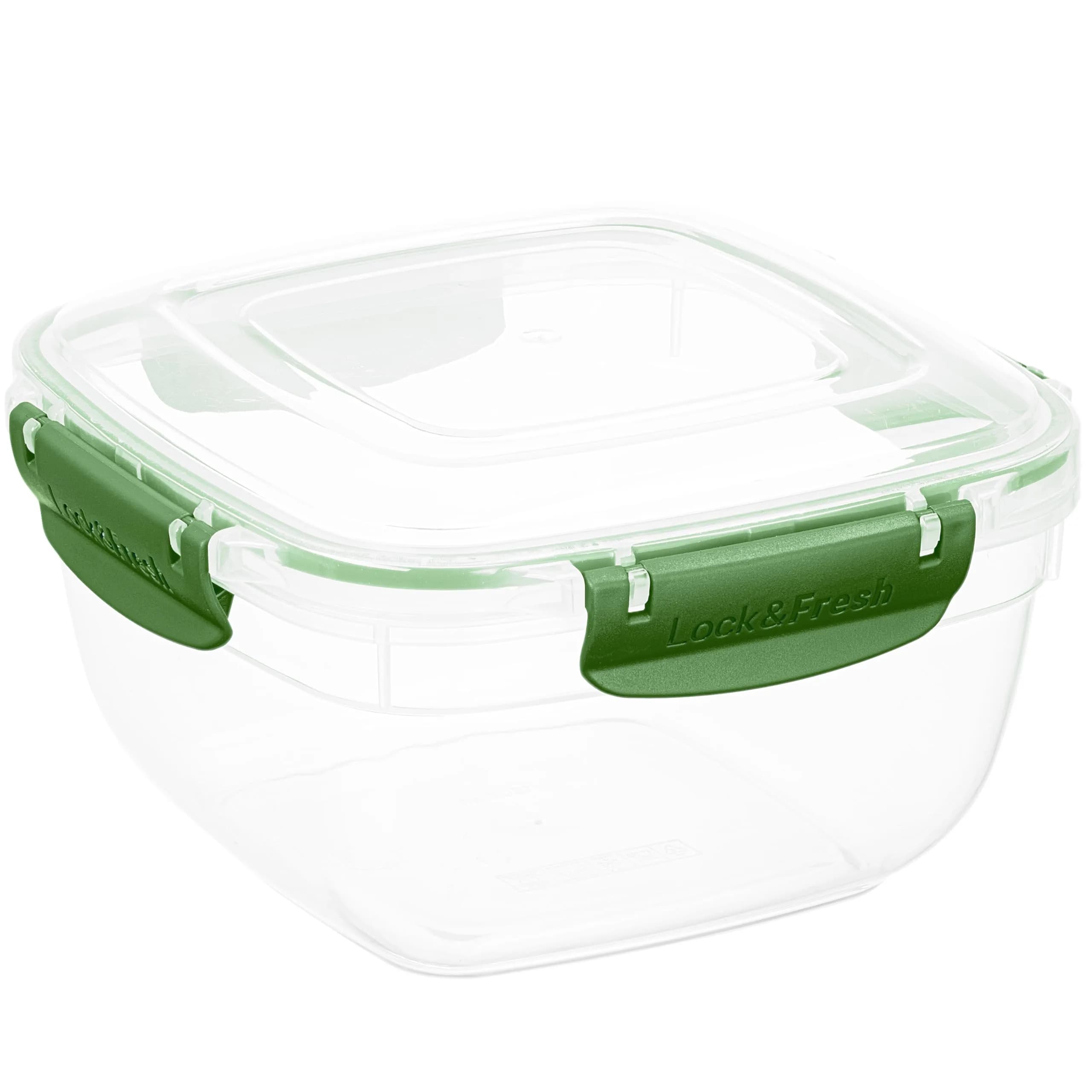 Superio Plastic Food Storage Container with Airtight Lid 48 Oz | Leakproof, BPA Free, Stackable, Microwave & Freezer Safe