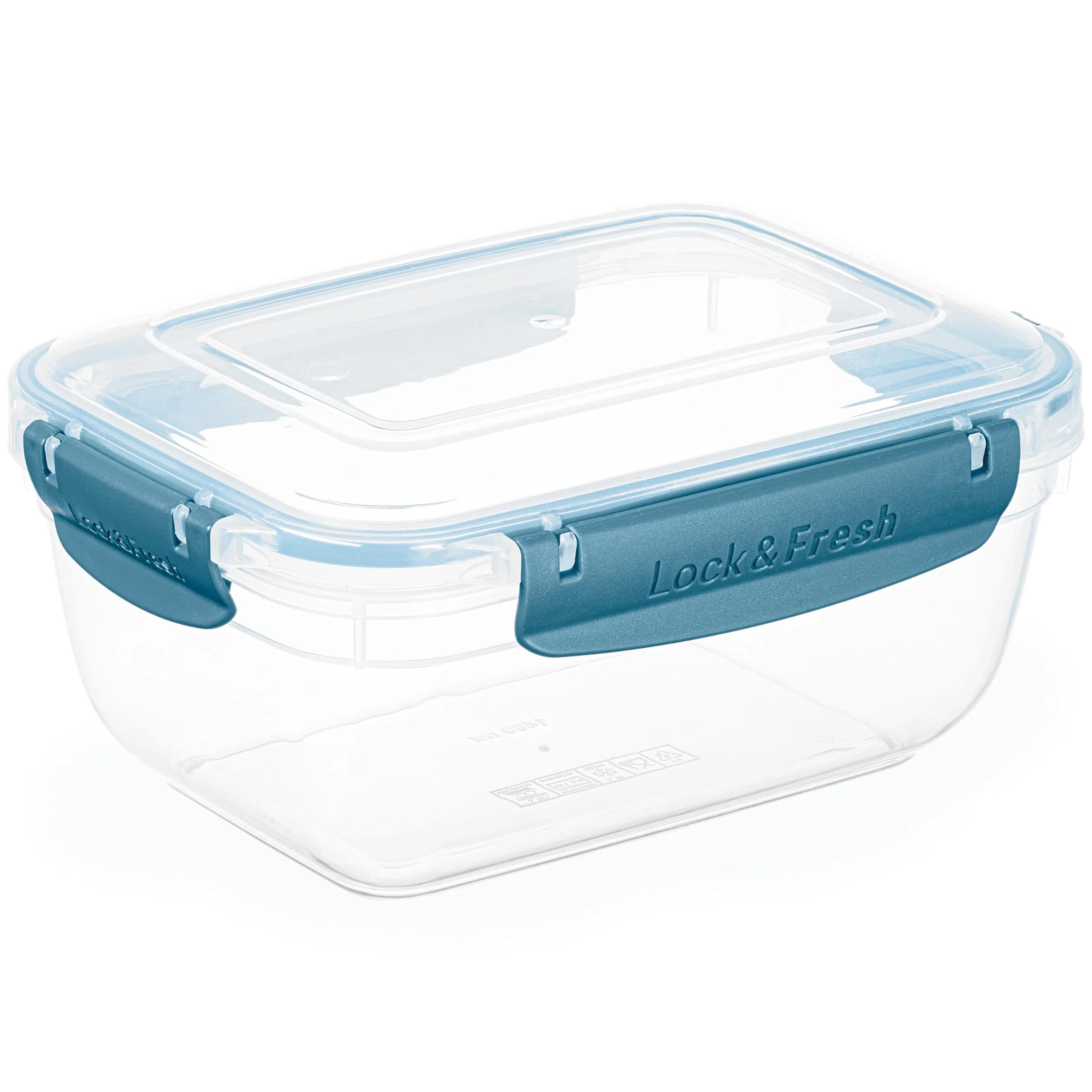 Superio Food Storage Container 48 oz | Leakproof, BPA Free, Square Design