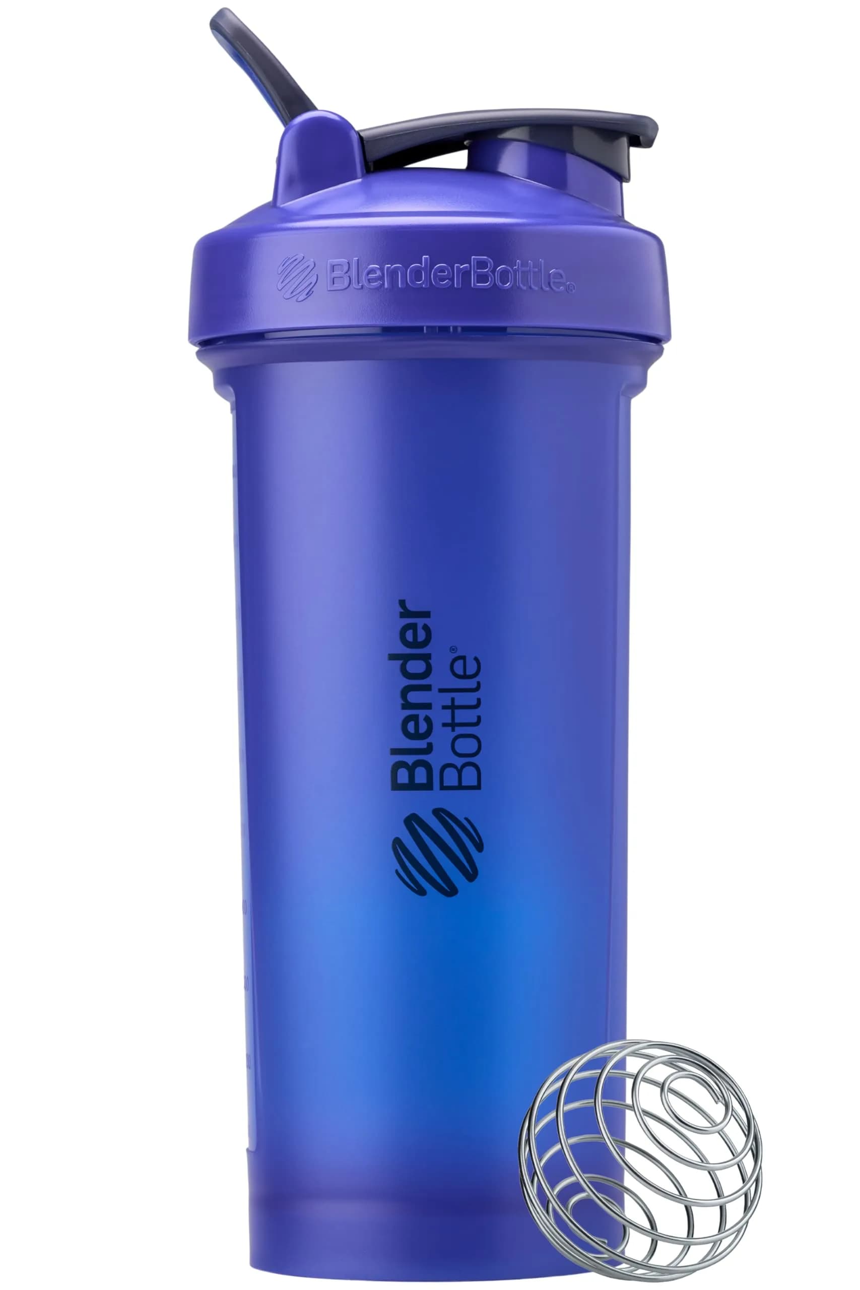 BlenderBottle Classic V2 Shaker Bottle Reflex Blue 45oz (34oz Max Fill) | Patented Mixing System for Protein Shakes & Smoothies - main product image