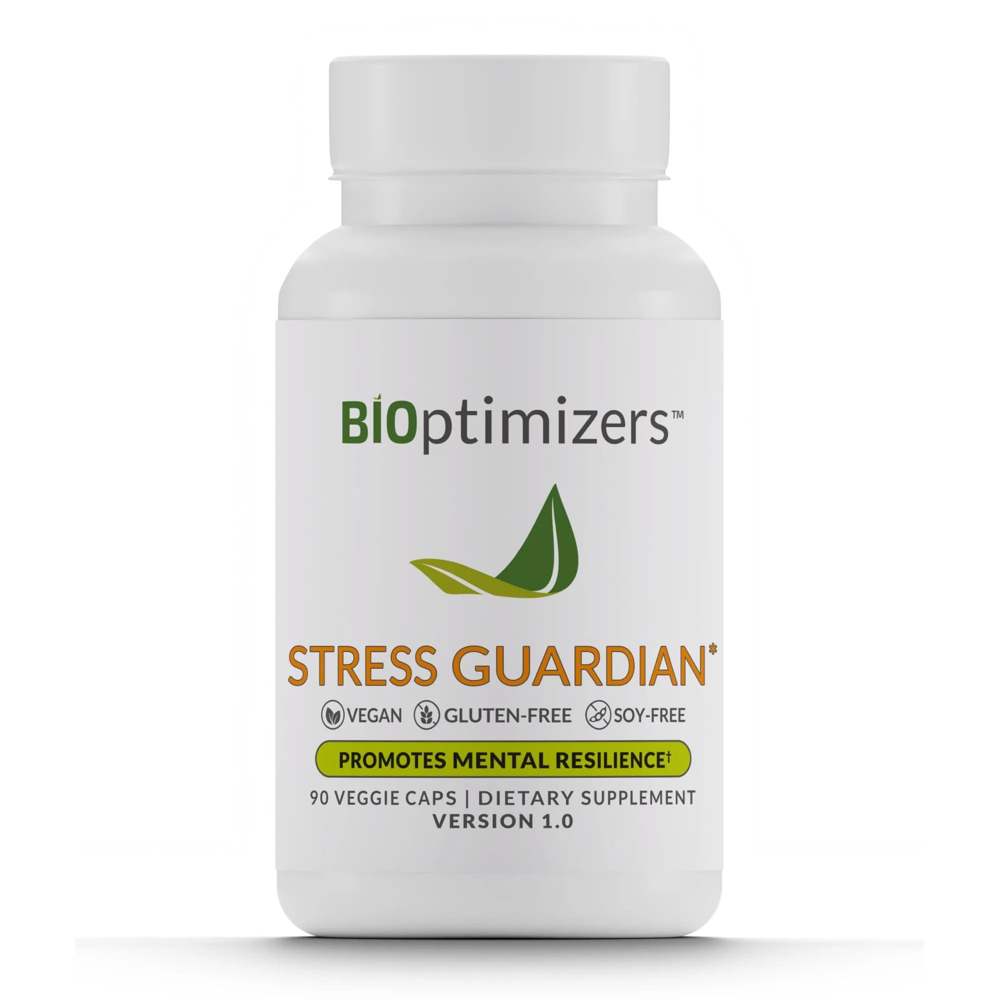 BIOptimizers Stress Guardian 90 Capsules | Stress Support Supplement for Mental Clarity & Resilience