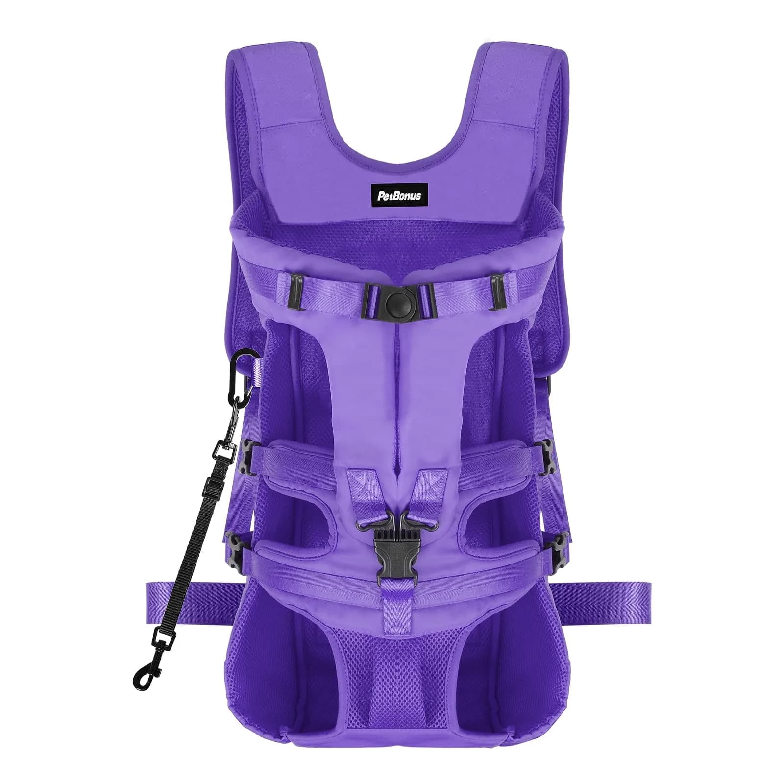 PetBonus Black XL Dog Carrier Backpack | Hands-Free Hiking Cycling Travel