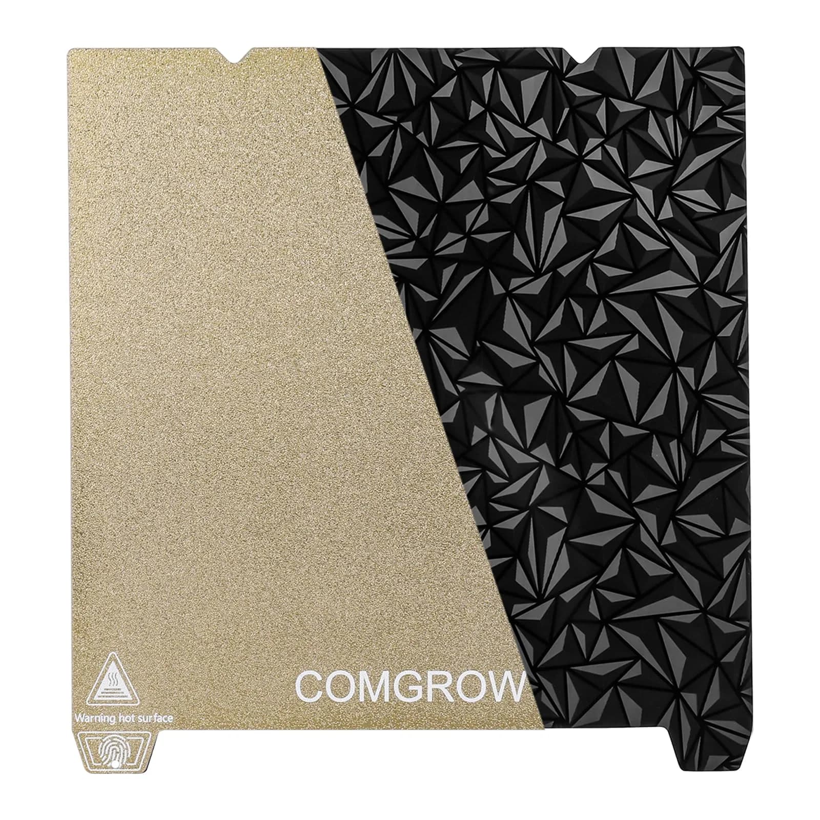 Comgrow Double Sided PEO PEI Spring Steel Sheet 235x235mm | For Ender 3 V3 SE/K1/KE Printers - main product image