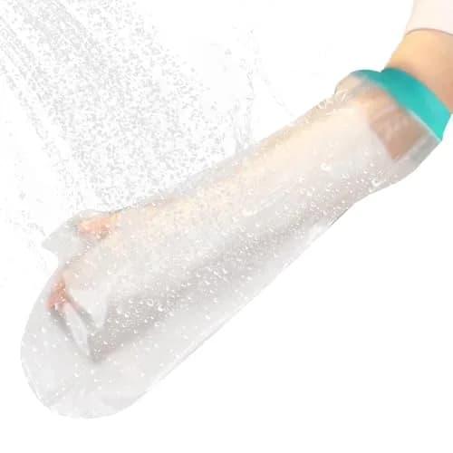 CIVJET Waterproof Cast Cover for Shower Arm with Flexible Silicone Seal, X-Large (6.3" Diameter) | Reliable Moisture Resistance for Adults - main product image