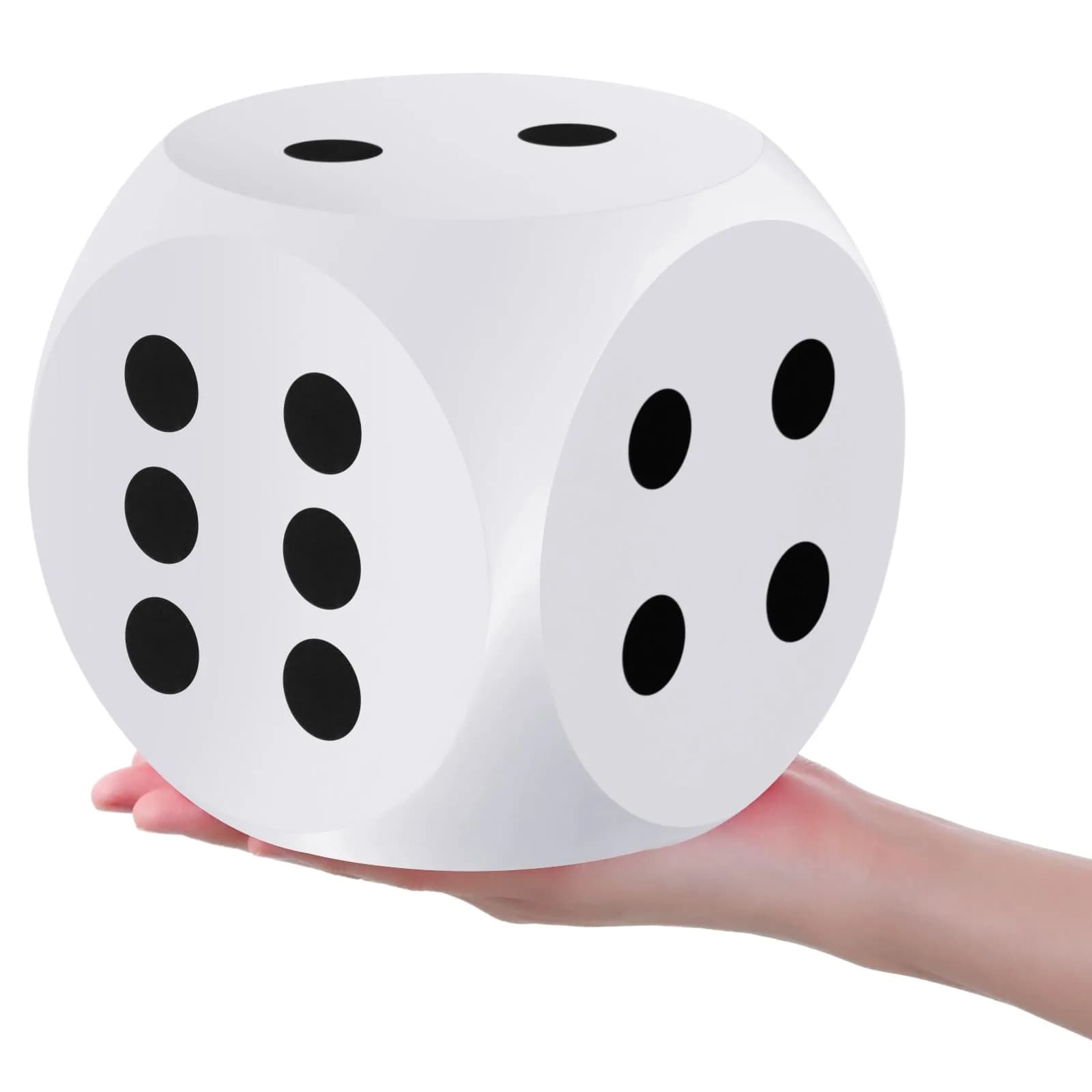 Shappy 6 Inch Foam Dice Jumbo Large Cube | Educational & Safe Play Tool - main product image