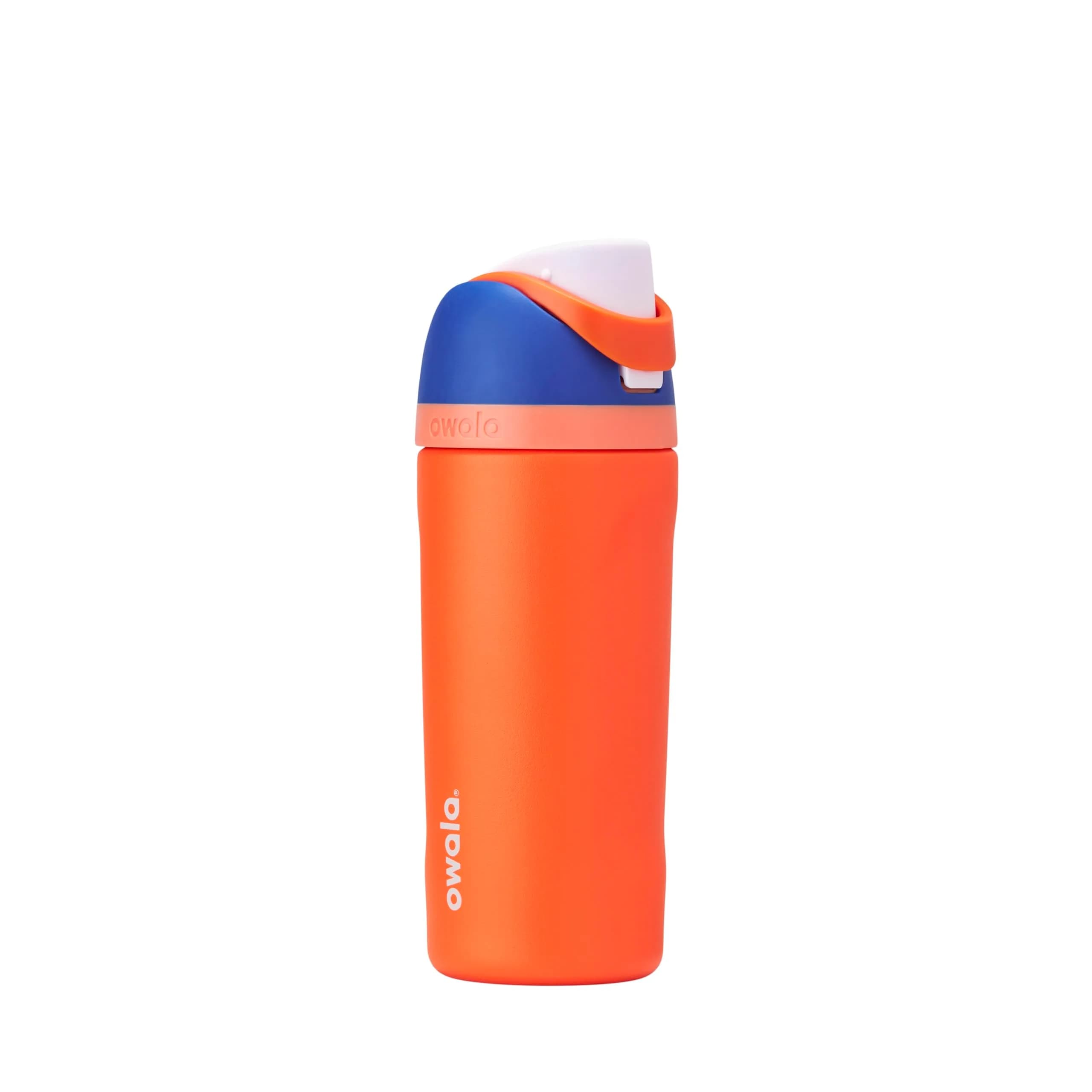 Owala FreeSip Kids Stainless Steel Water Bottle 16 oz (473 ml) Blue Citrus | Insulated & Leak-Proof - main product image